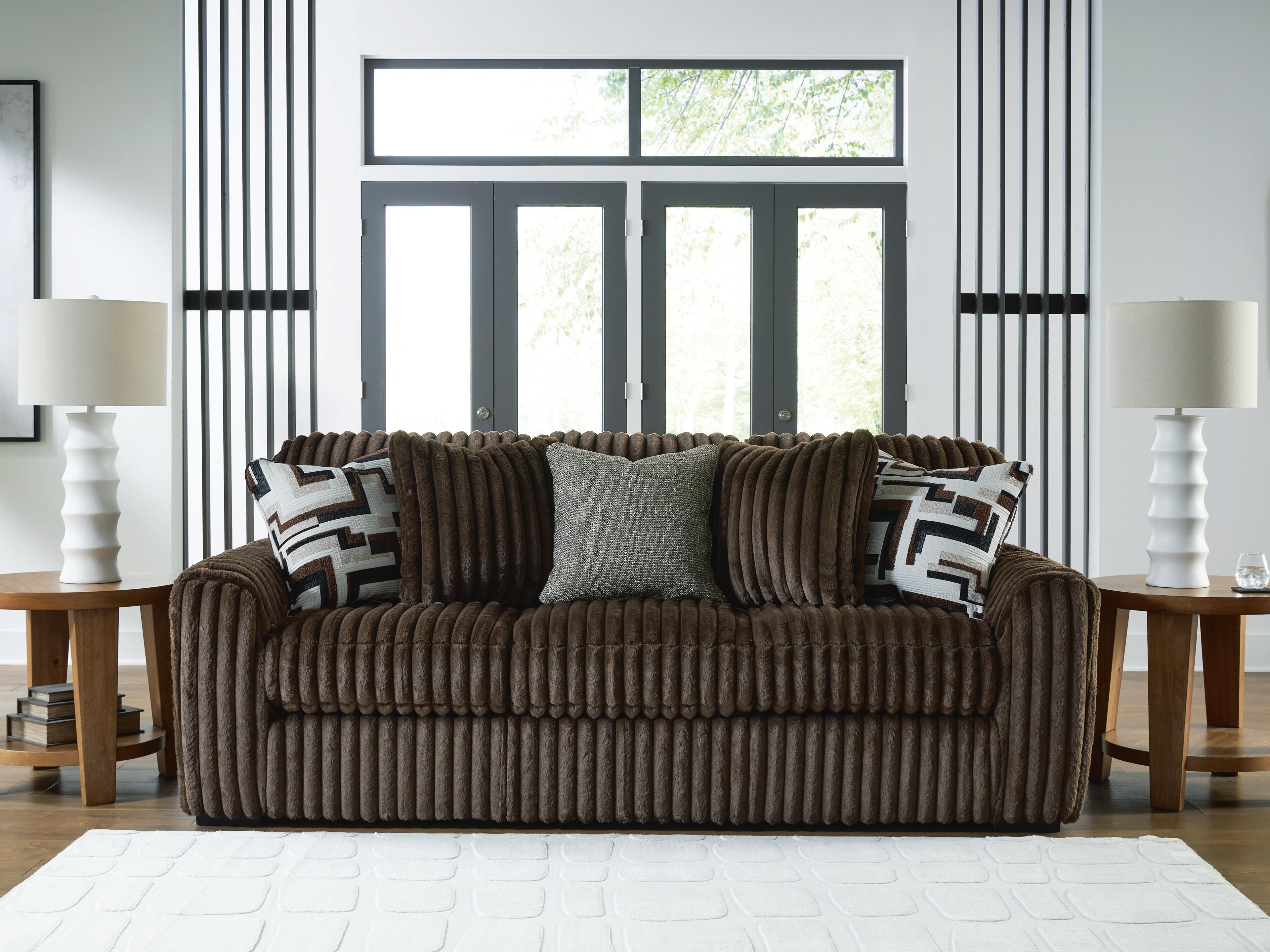 Dar Furniture - Ashley Furniture - Midnight-Madness Sofa - Sofa / Chocolate - 9810438