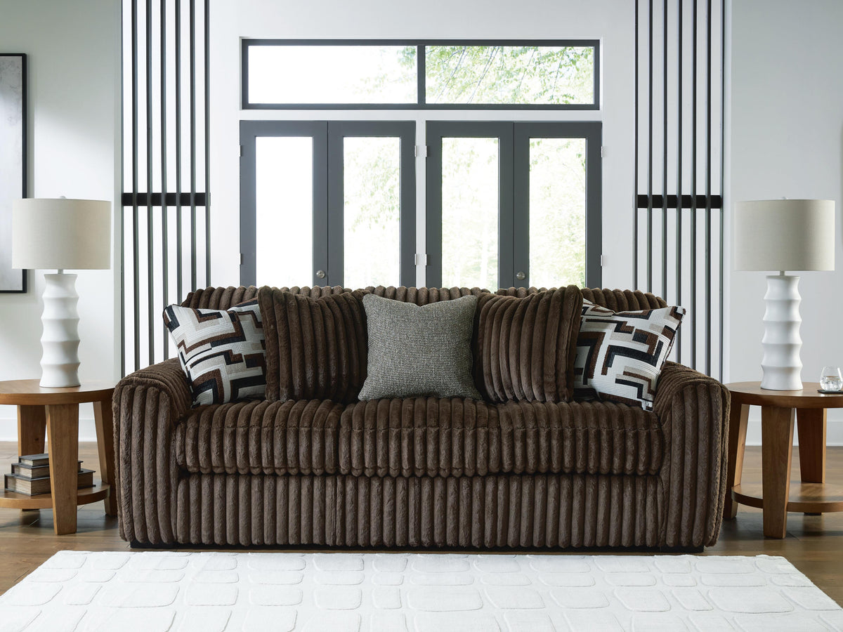 Dar Furniture - Ashley Furniture - Midnight-Madness Sofa - Sofa / Chocolate - 9810438