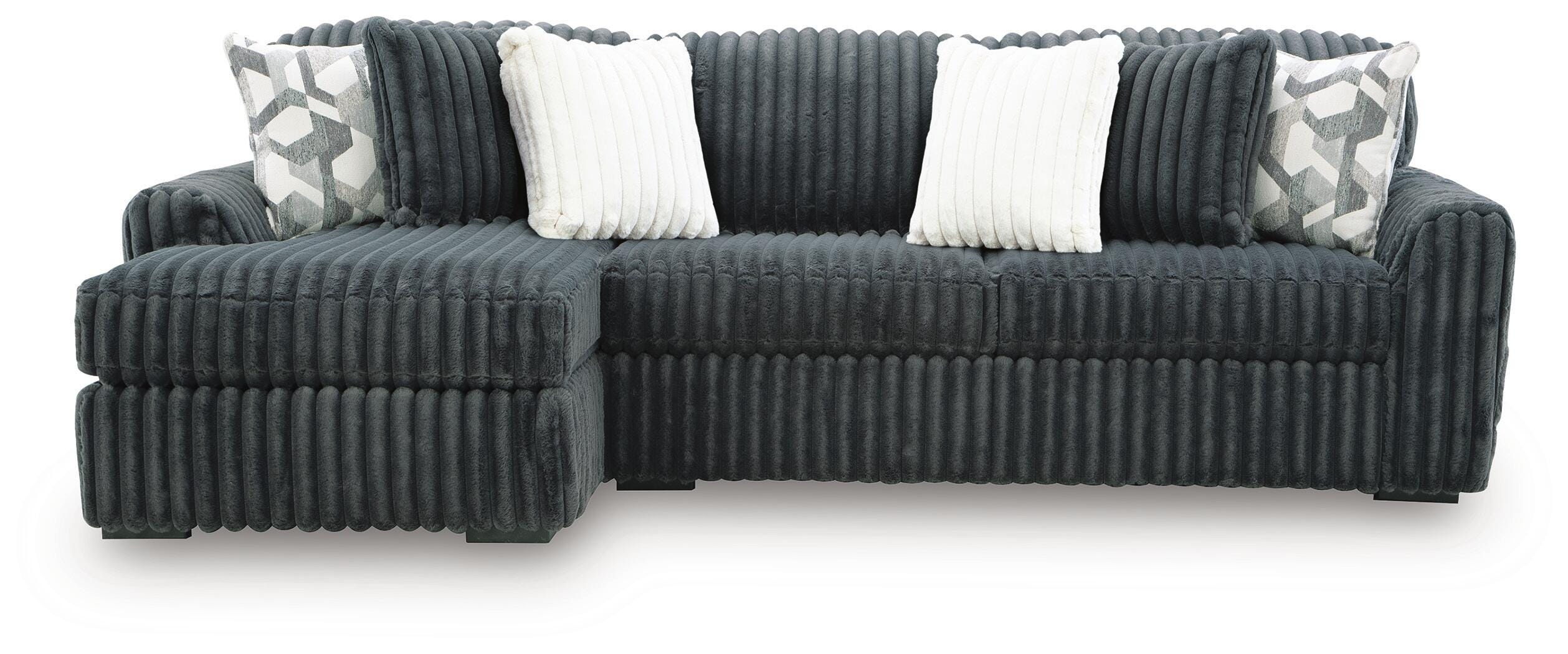 Midnight-Madness 2-Piece Sectional Sofa Chaise