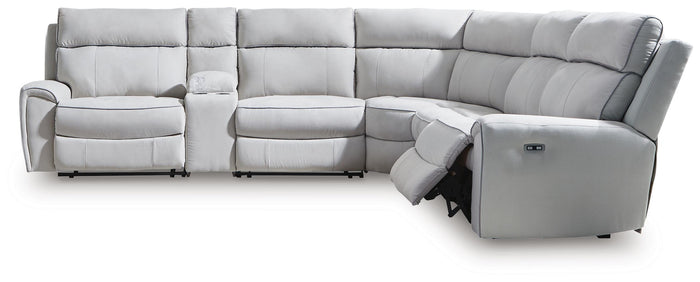 Social Pointe 6-Piece Power Reclining Sectional