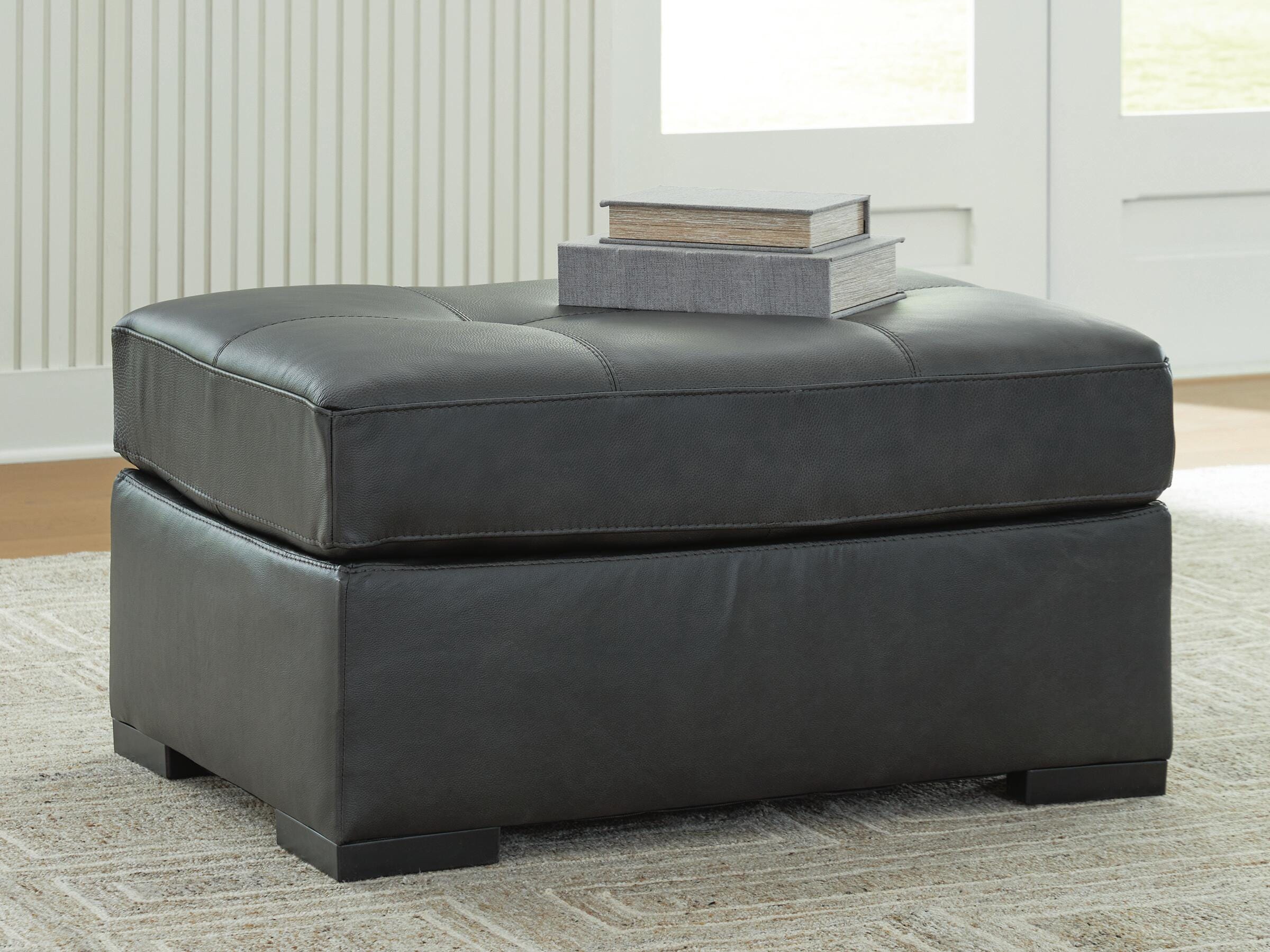 Dar Furniture - Ashley Furniture - Brindley Pier Oversized Accent Ottoman - Oversized Accent Ottoman / Fog - 9950308
