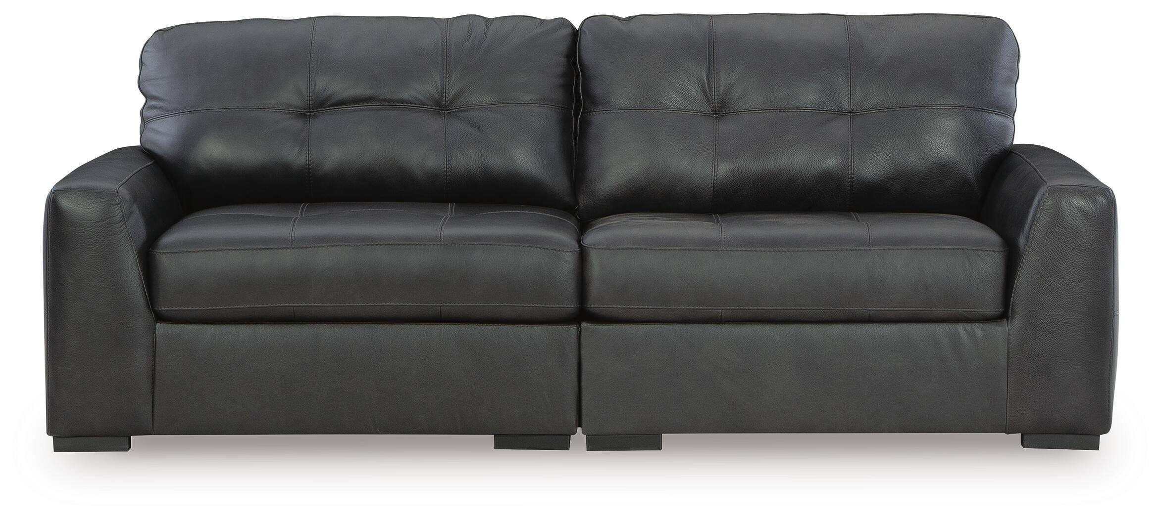 Dar Furniture - Ashley Furniture - Brindley Pier 2-Piece Sectional Loveseat - RAF 2-Piece Sectional Loveseat / Fog - 99503S1