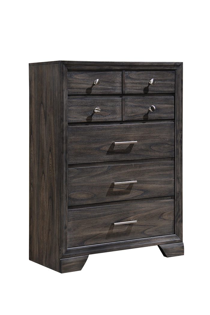 Crown Mark Jaymes Chest In Dark Brown