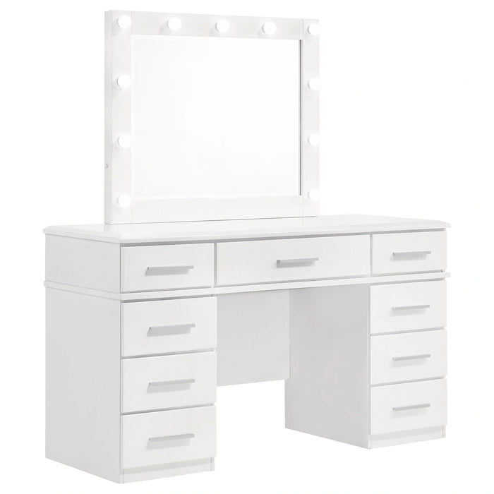 Felicity Makeup Vanity Table with LED Mirror