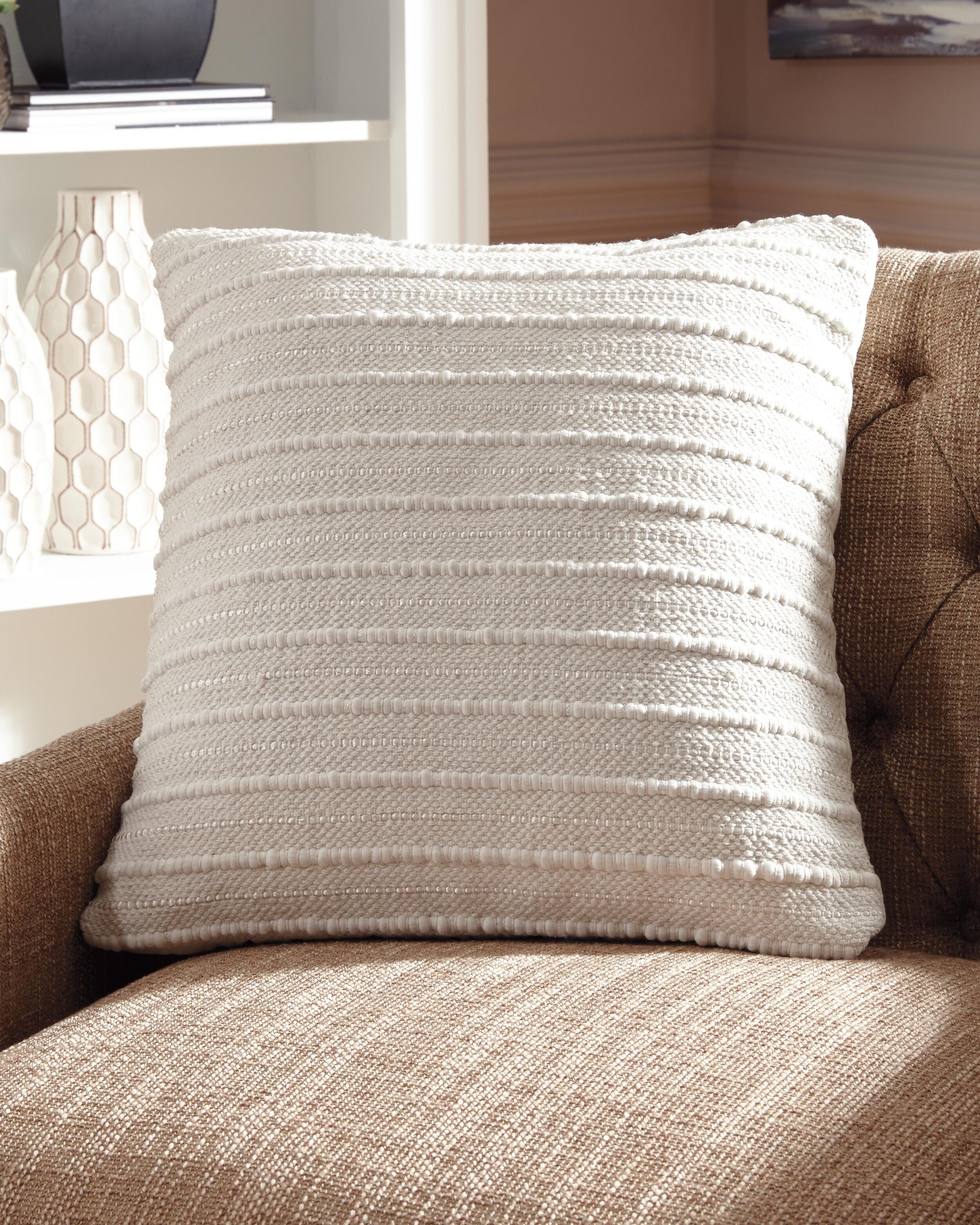 Dar Furniture - Ashley Furniture - Theban Pillow (Set of 4) - Pillow (4/CS) / Cream - A1000454
