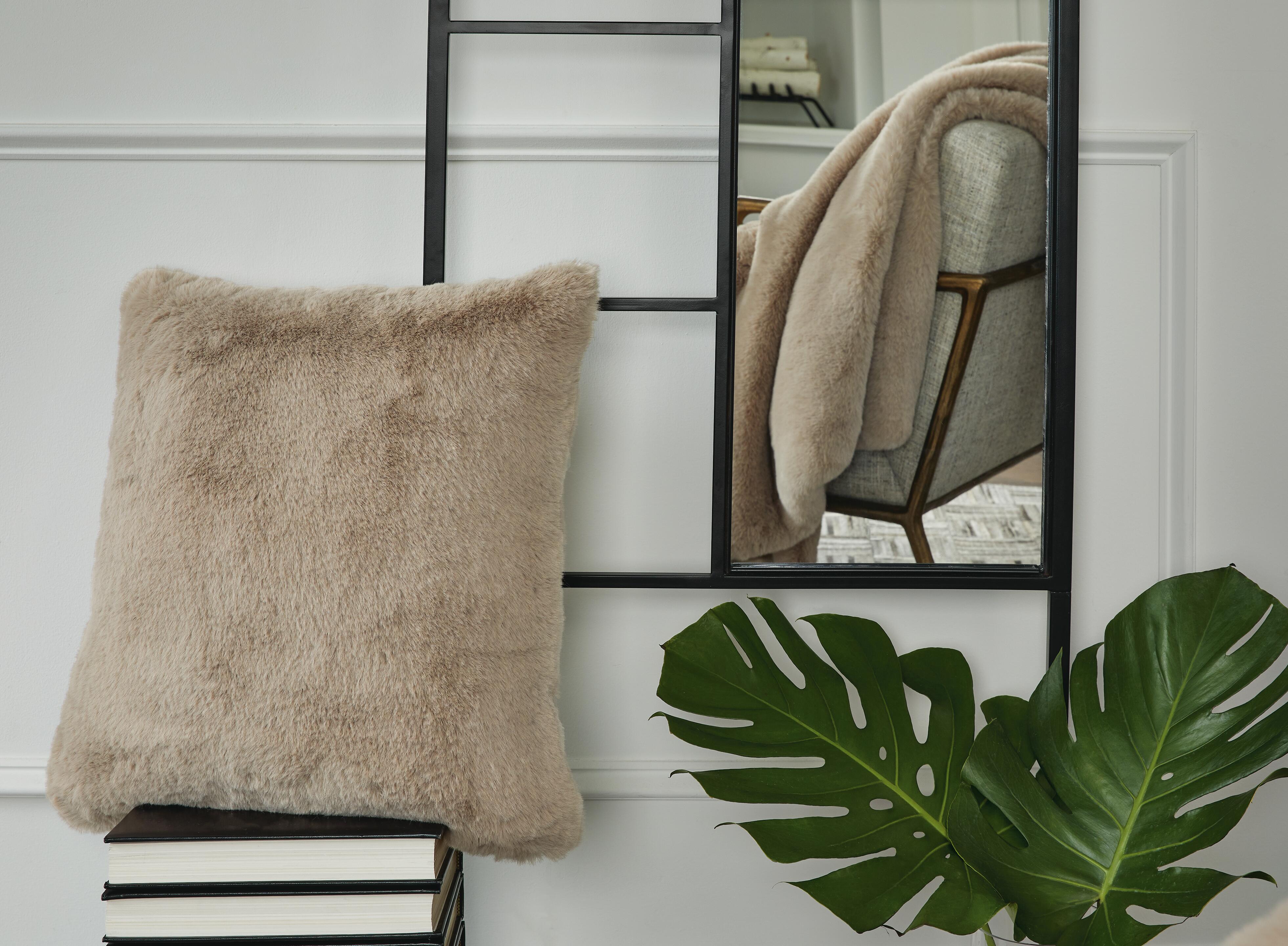 Dar Furniture - Ashley Furniture - Gariland Pillow (Set of 4) - Pillow (4/CS) / Taupe - A1000866