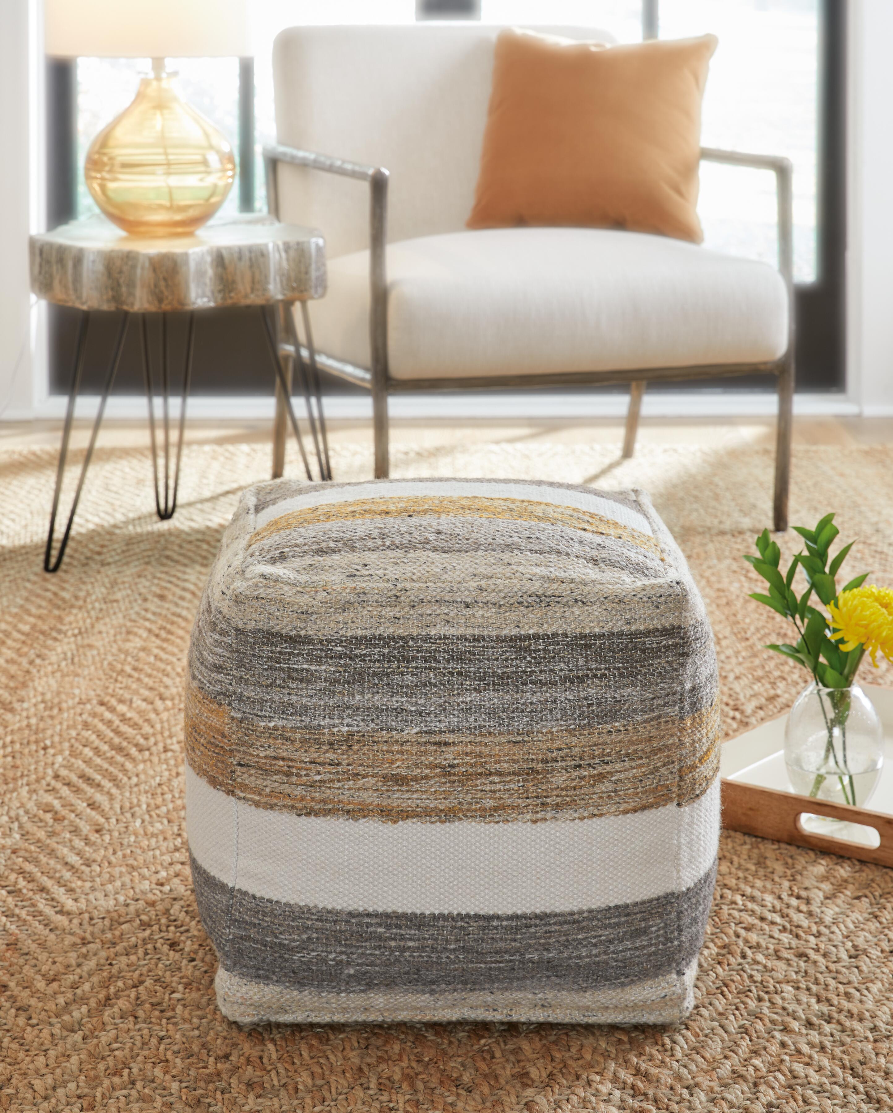 Dar Furniture - Ashley Furniture - Josalind Pouf - Pouf / Multi - A1000935