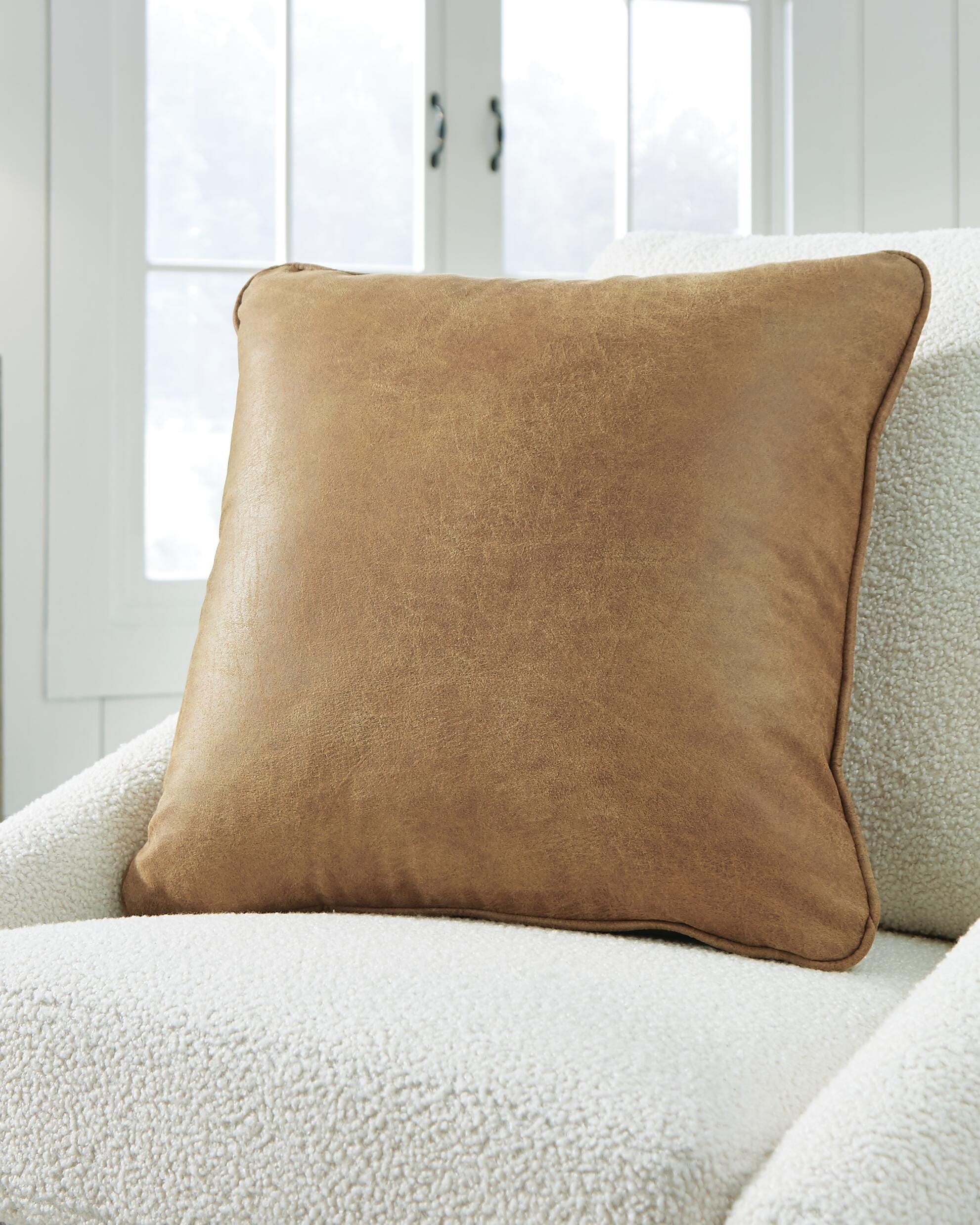Dar Furniture - Ashley Furniture - Cortnie Pillow (Set of 4) - Pillow (4/CS) / Caramel - A1000953