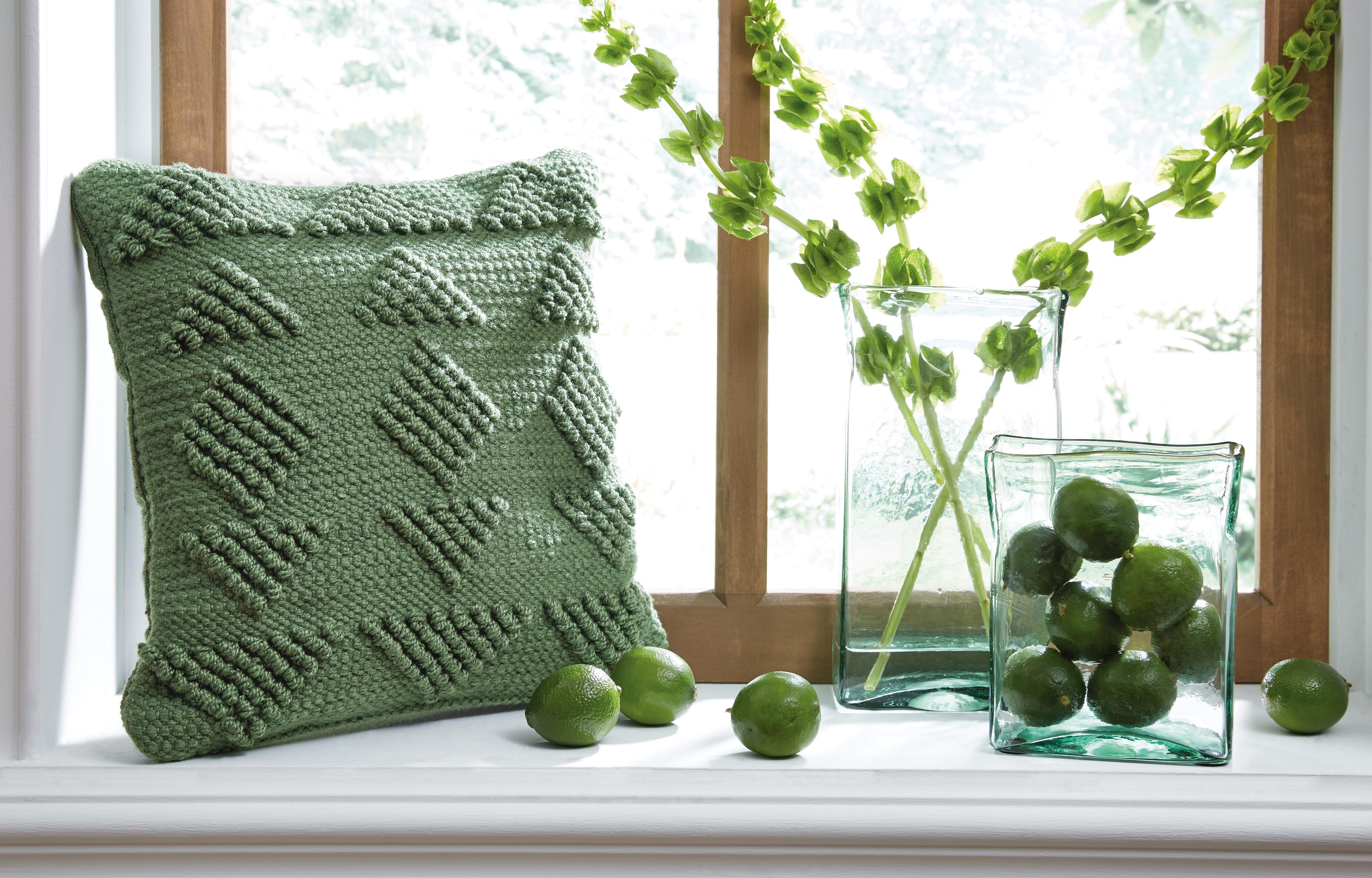 Dar Furniture - Ashley Furniture - Rustingmere Pillow (Set of 4) - Pillow (4/CS) / Green - A1001013