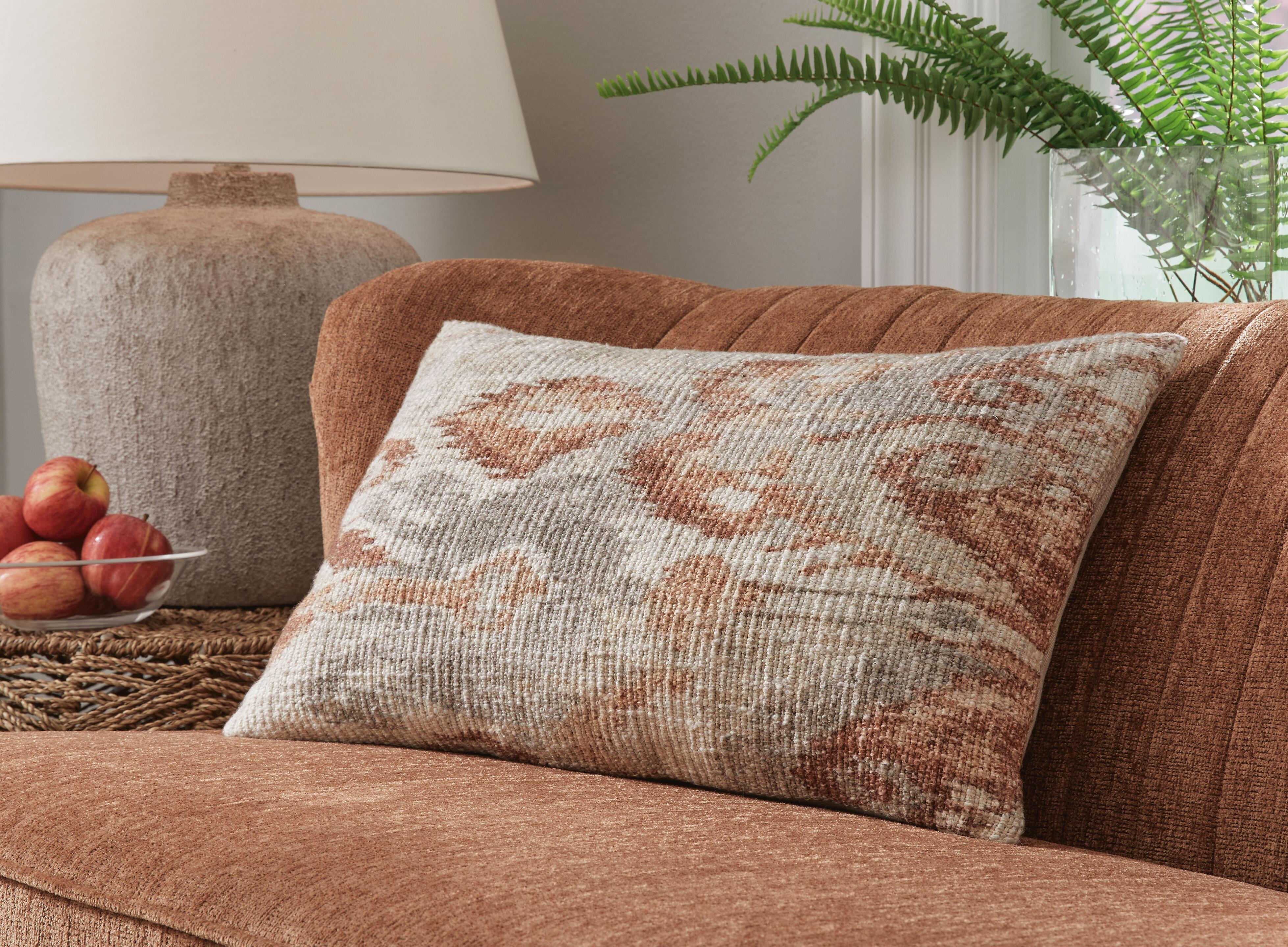Dar Furniture - Ashley Furniture - Aprover Pillow (Set of 4) - Pillow (4/CS) / Rust/Gray/White - A1001040