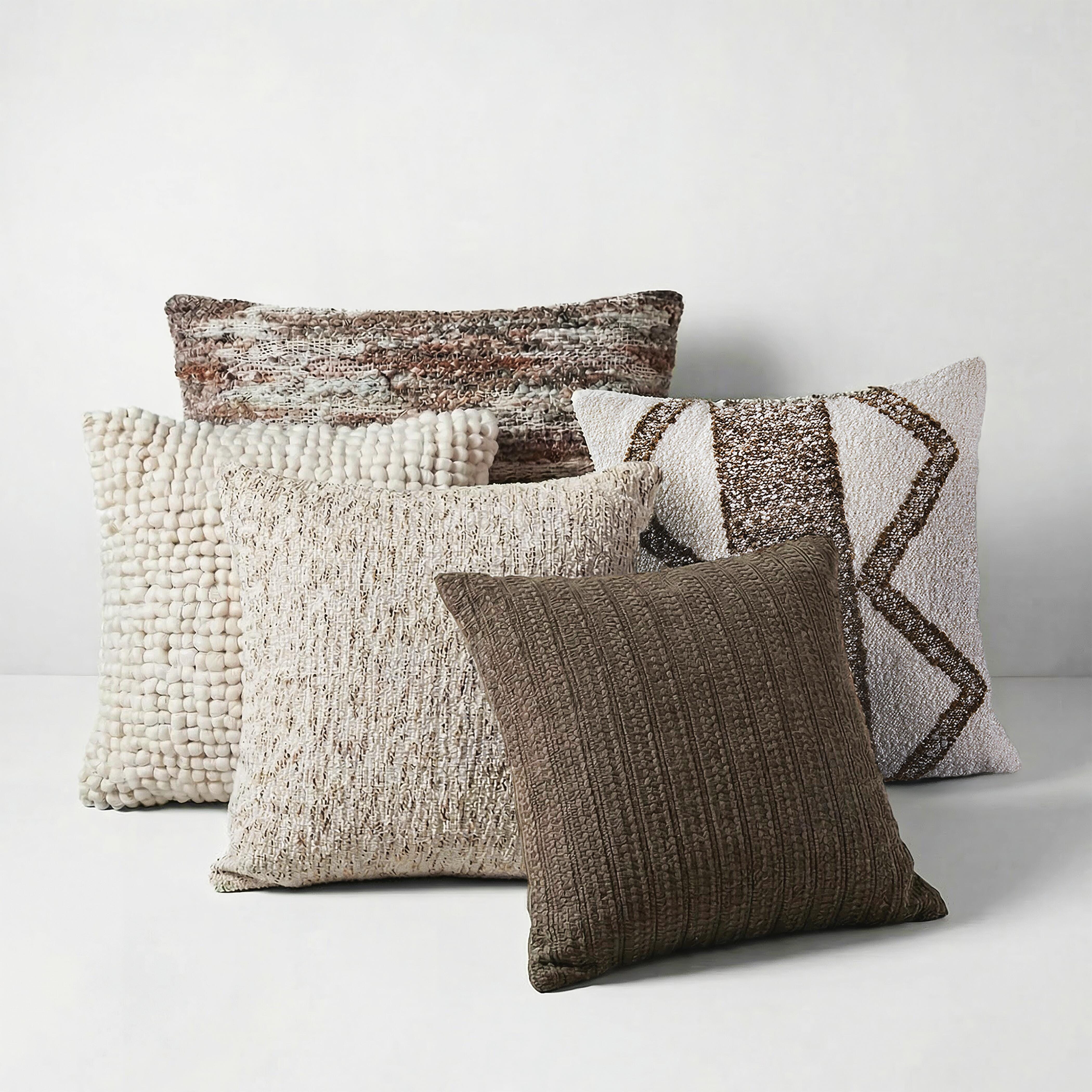 Dar Furniture - Ashley Furniture - Abler Pillow - Pillow / Ivory/Gray/Gold - A1001068P