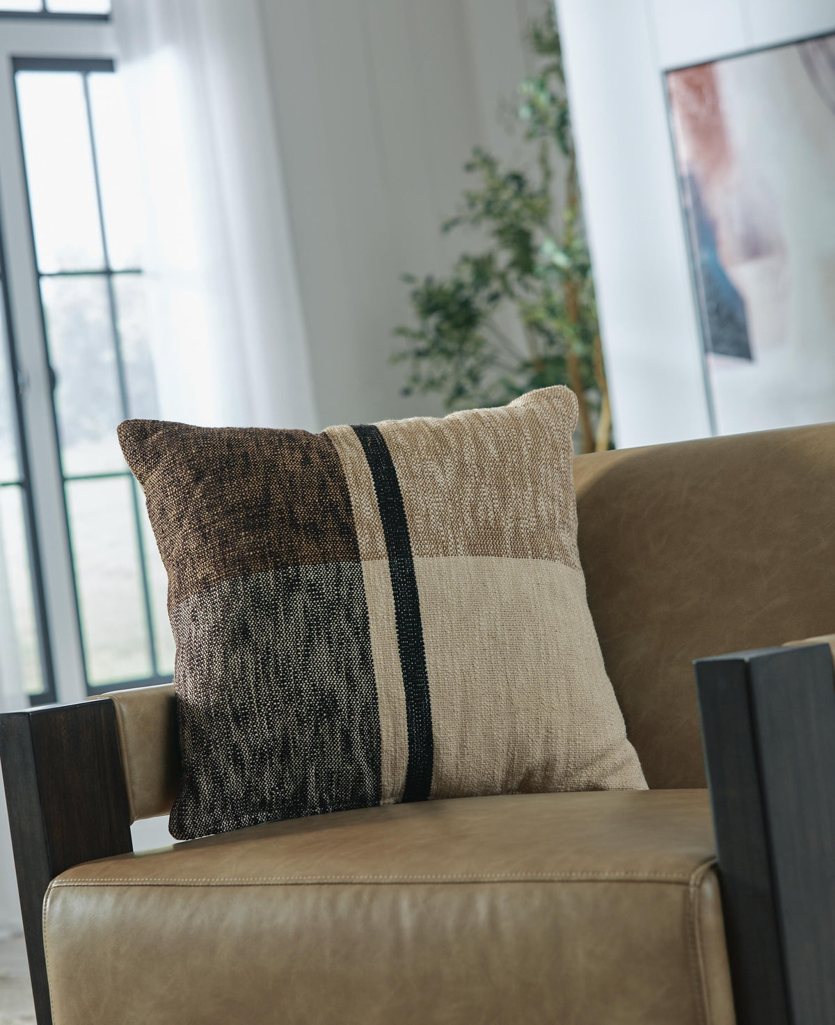 Dar Furniture - Ashley Furniture - Adrielton Pillow (Set of 4) - Pillow (4/CS) / Black/Brown/Tan - A1001065