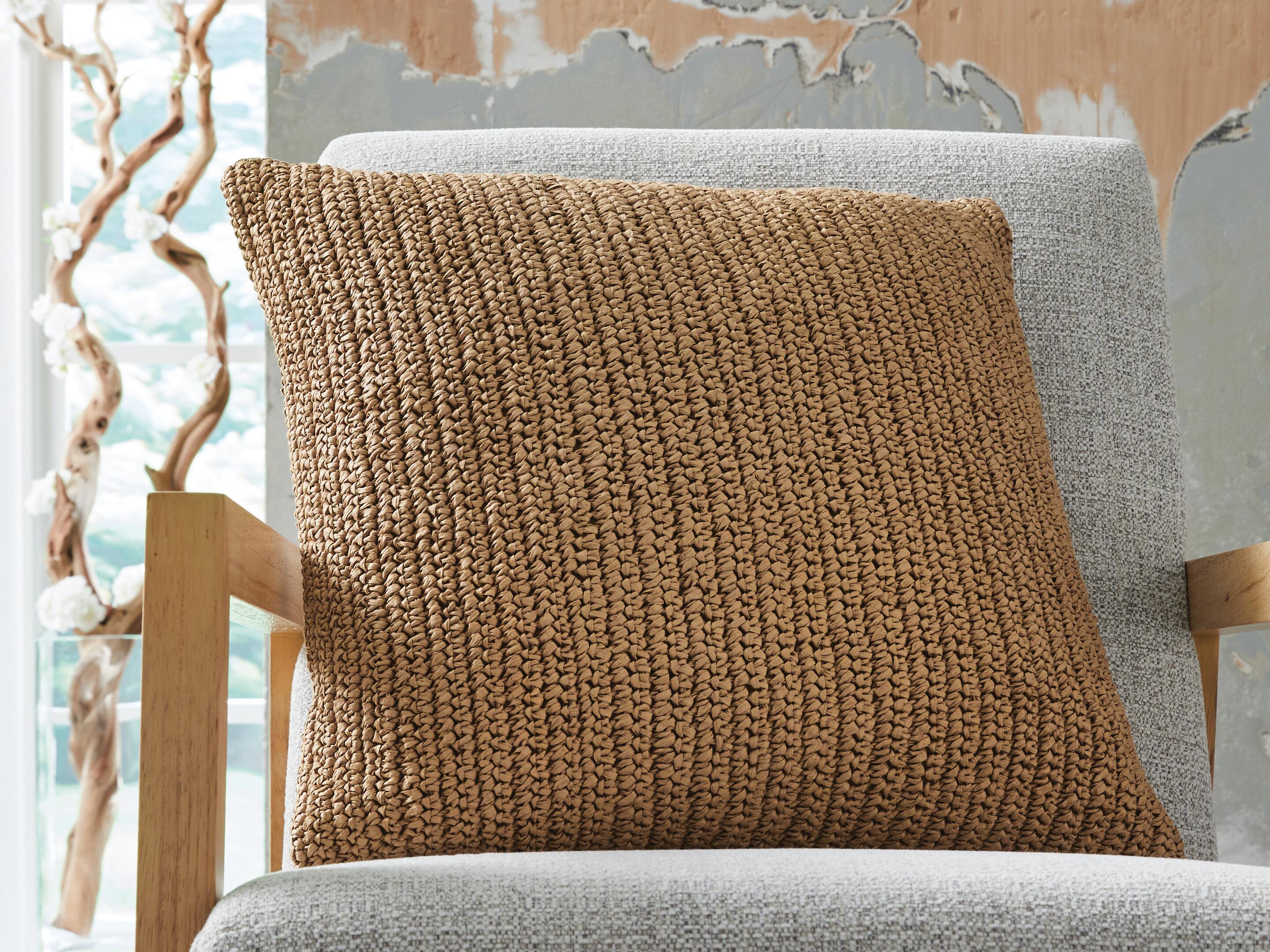 Dar Furniture - Ashley Furniture - Habenvale Pillow (Set of 4) - Pillow (4/CS) / Tan - A1001120