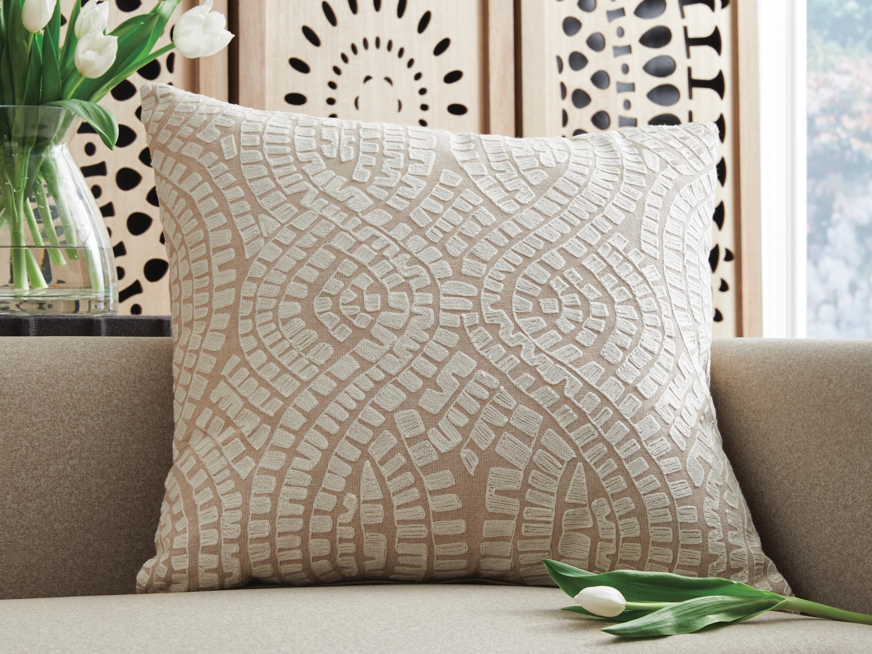 Dar Furniture - Ashley Furniture - Cortlen Pillow (Set of 4) - Pillow (4/CS) / Beige/Ivory - A1001122