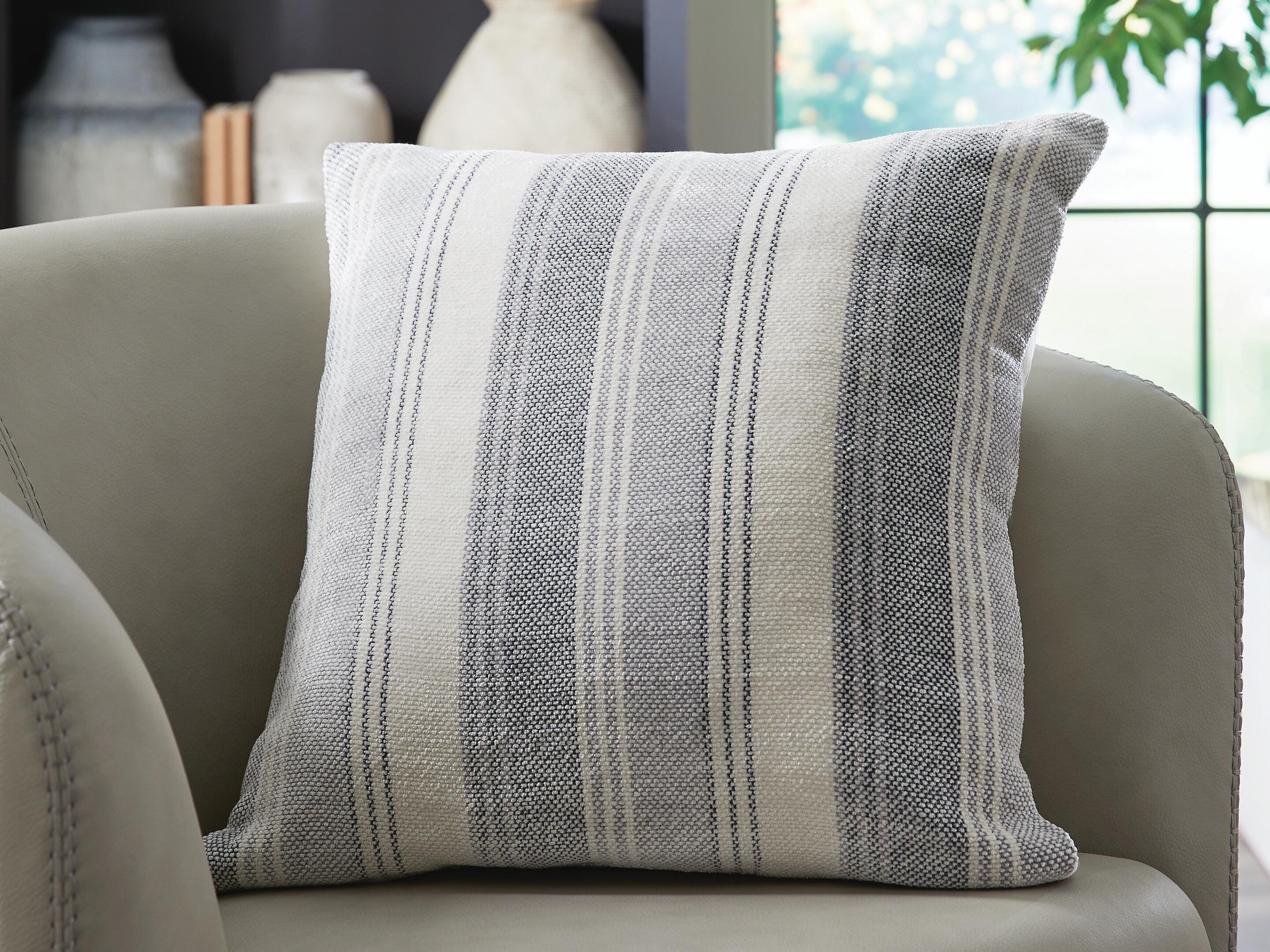 Dar Furniture - Ashley Furniture - Adikus Pillow (Set of 4) - Pillow (4/CS) / Blue/Gray/White - A1001126