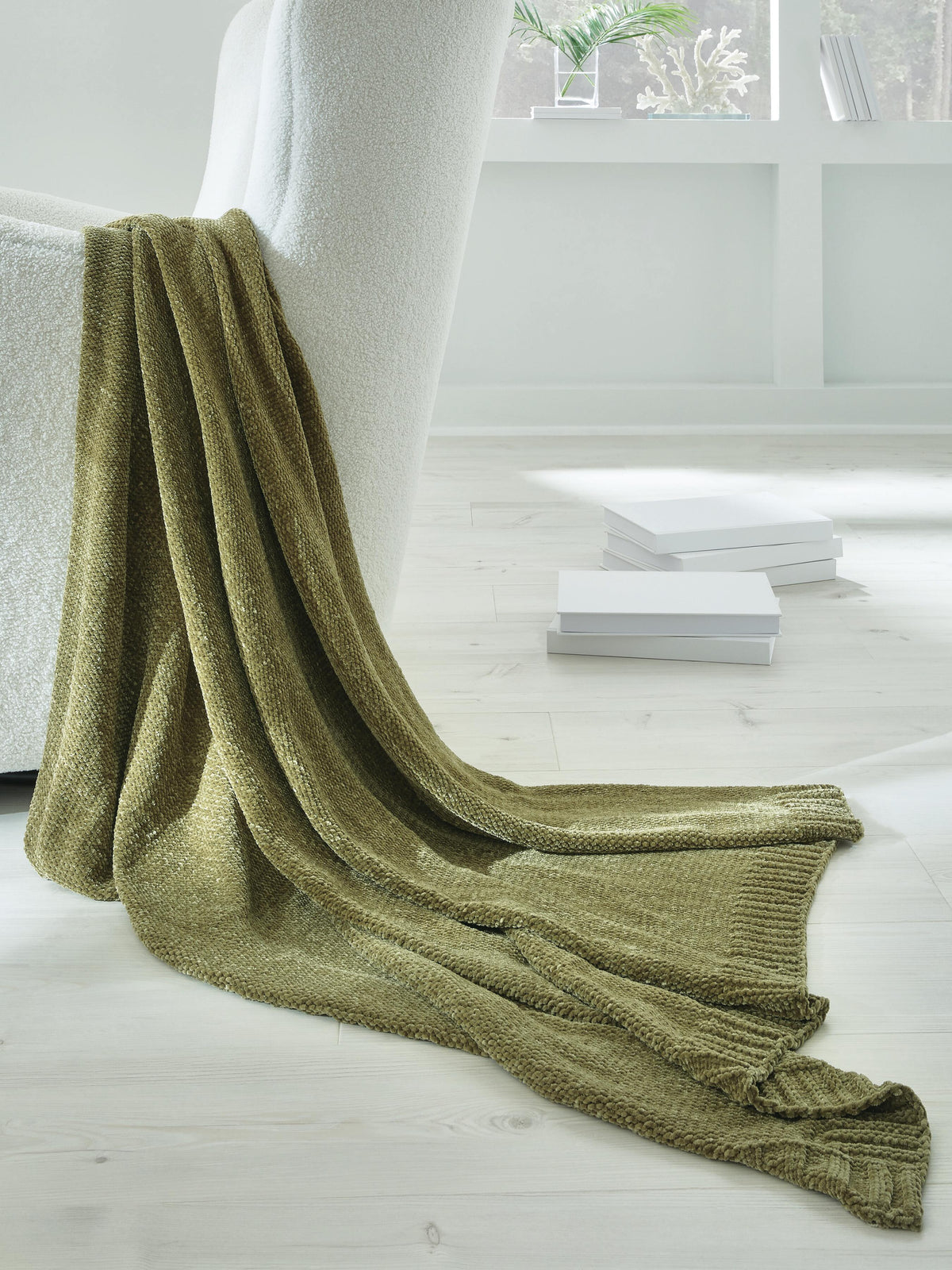 Dar Furniture - Ashley Furniture - Anawood Throw (Set of 3) - Throw (3/CS) / Olive Green - A1001178