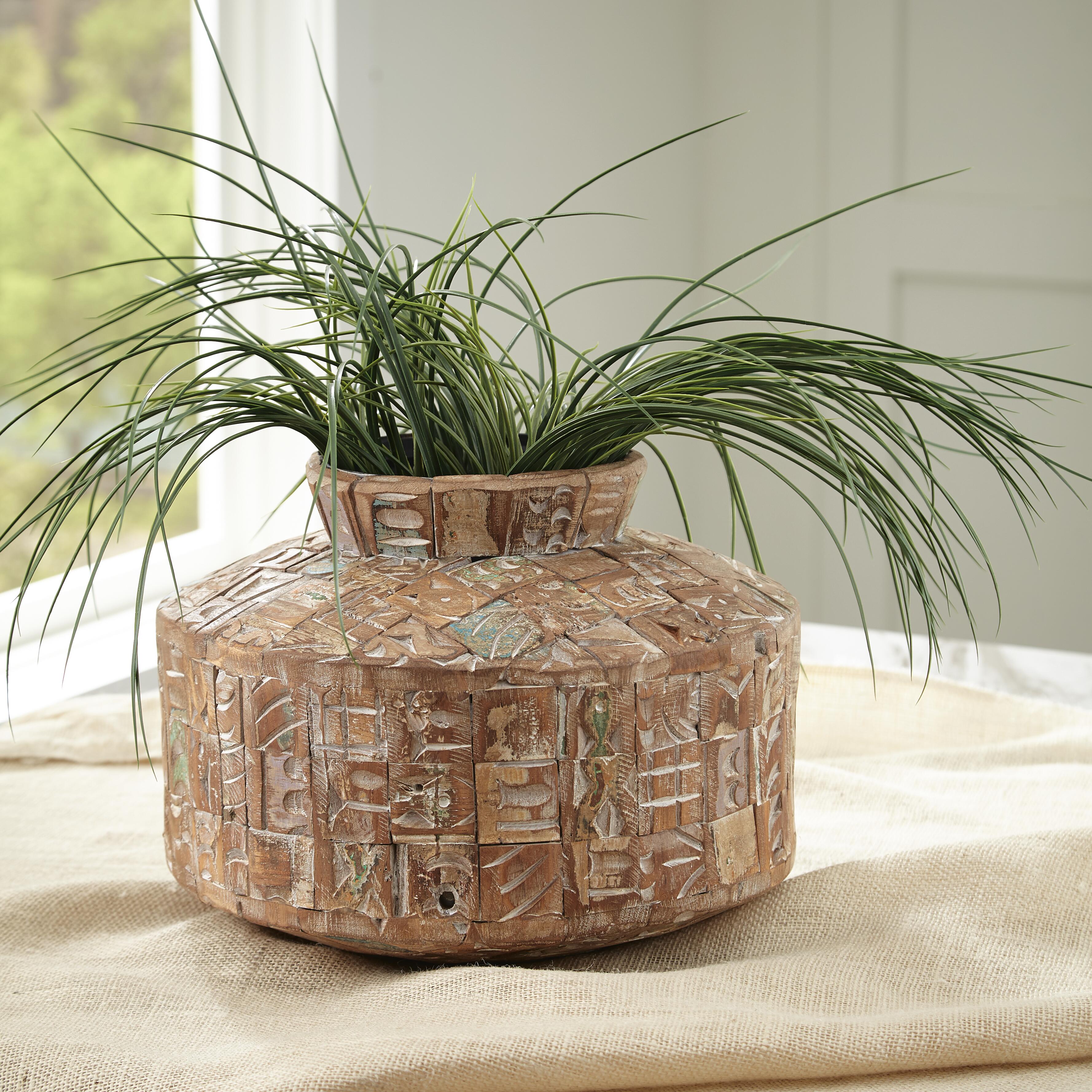 Dar Furniture - Ashley Furniture - Meltland Vase - Vase / Natural/Black - A2000557
