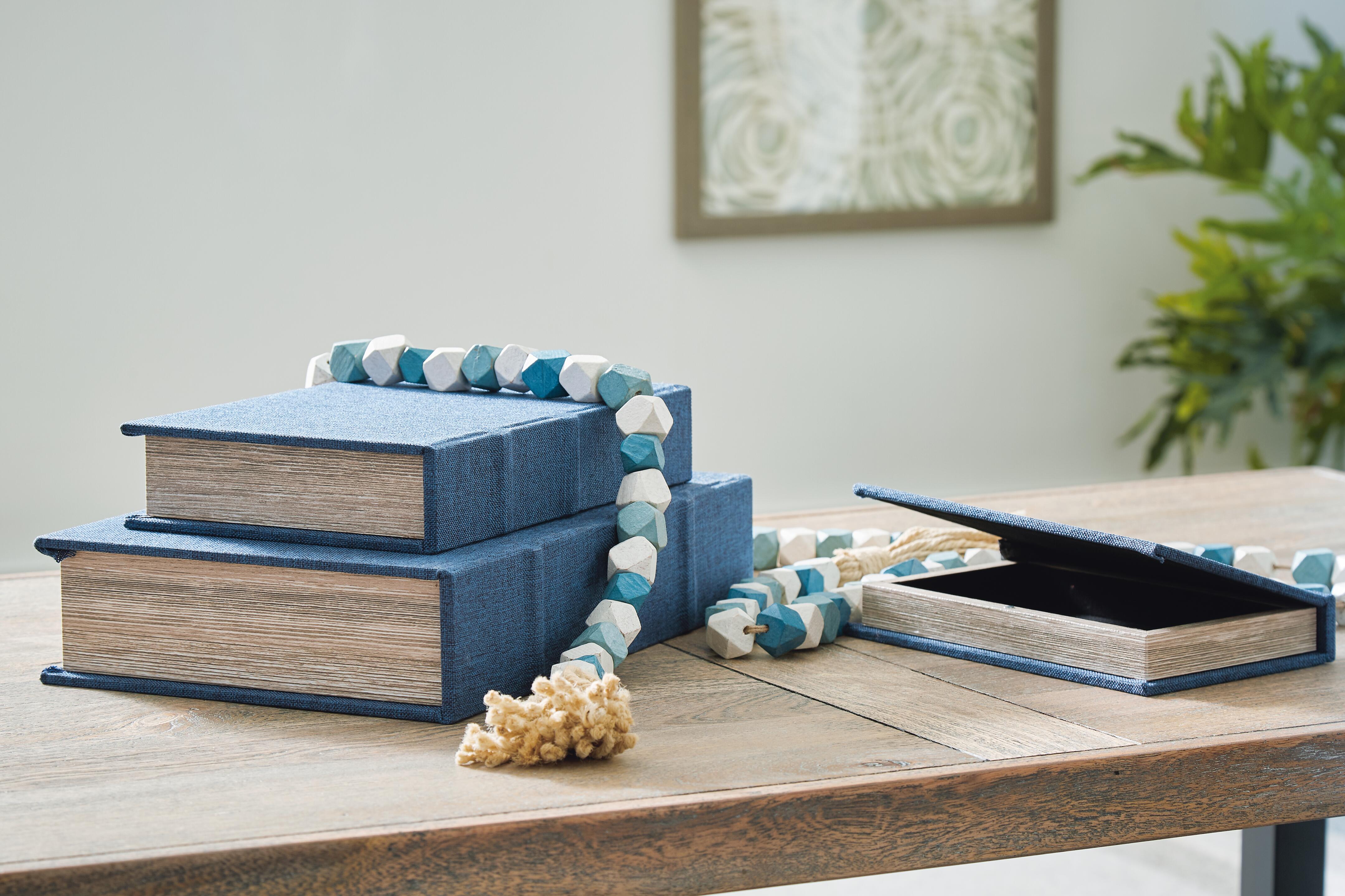 Dar Furniture - Ashley Furniture - Jolina Box Set (set of 3) - Box Set (3/CN) / Blue - A2000617