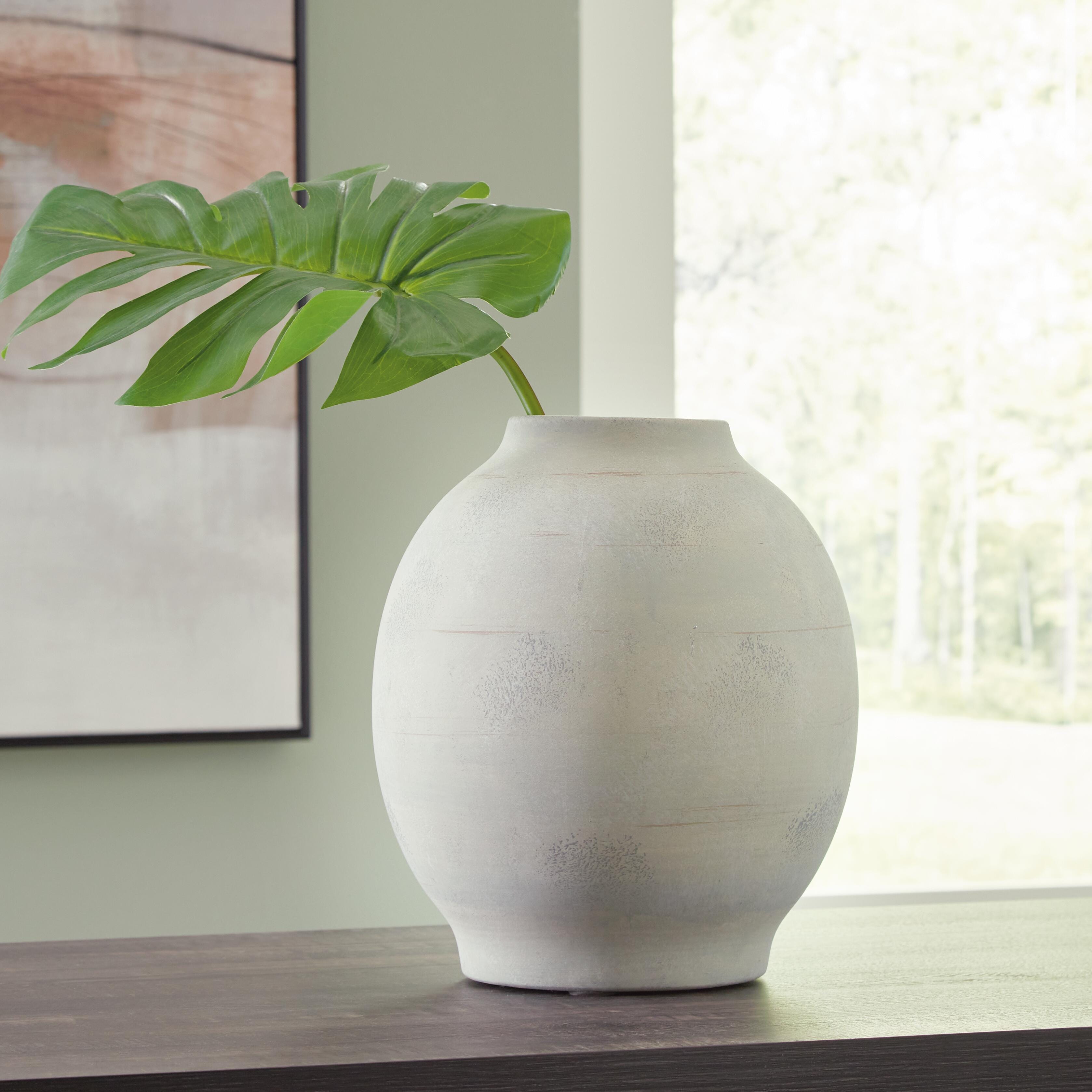 Dar Furniture - Ashley Furniture - Clayson Vase - Vase / Sage Green - A2000654