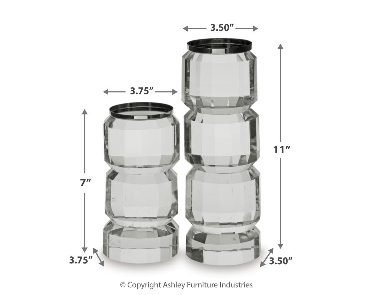 Brentley Candle Holder Set (Set of 2)
