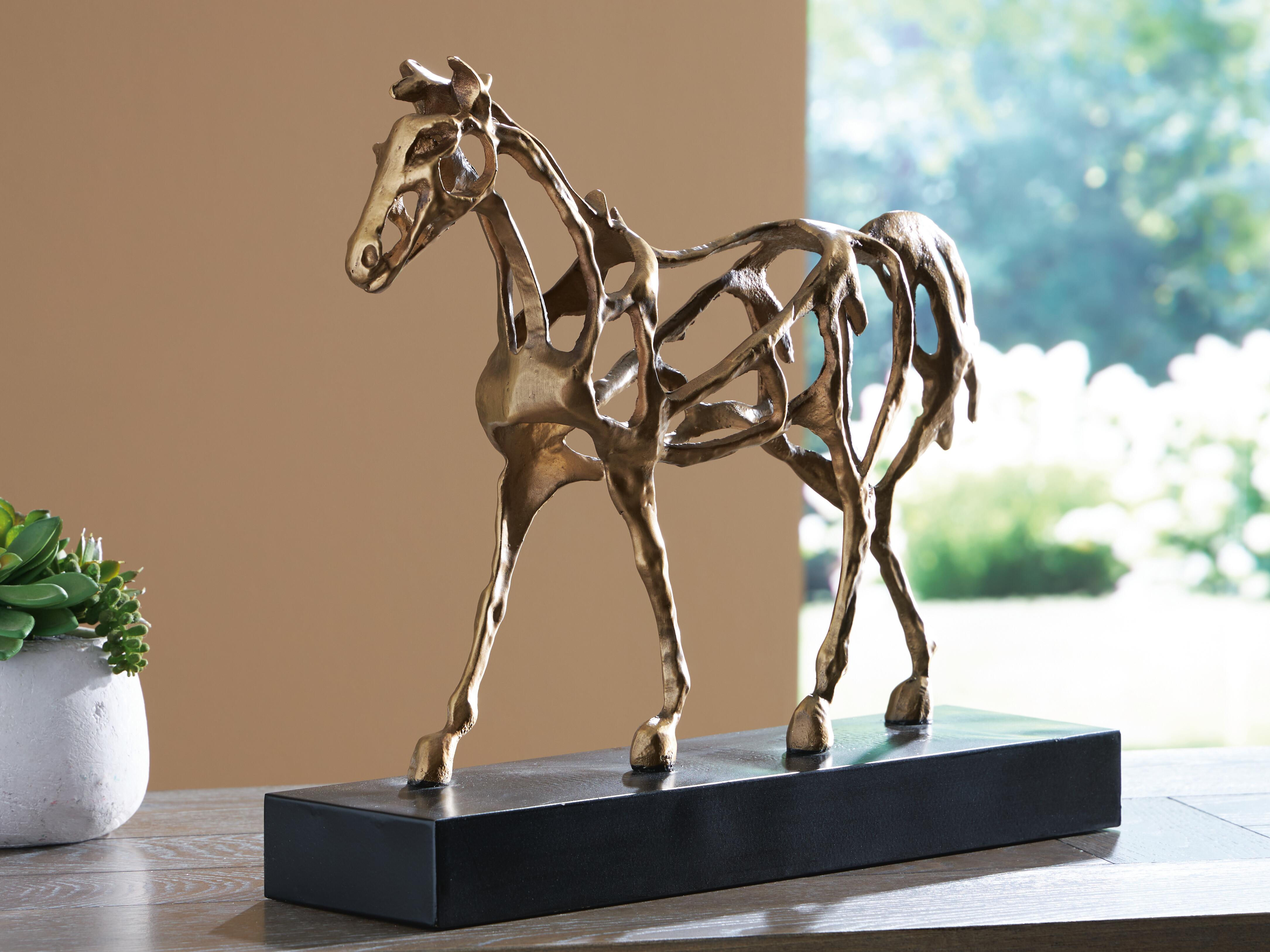 Dar Furniture - Ashley Furniture - Grainville Sculpture - Sculpture / Antique Gold Finish - A2000774