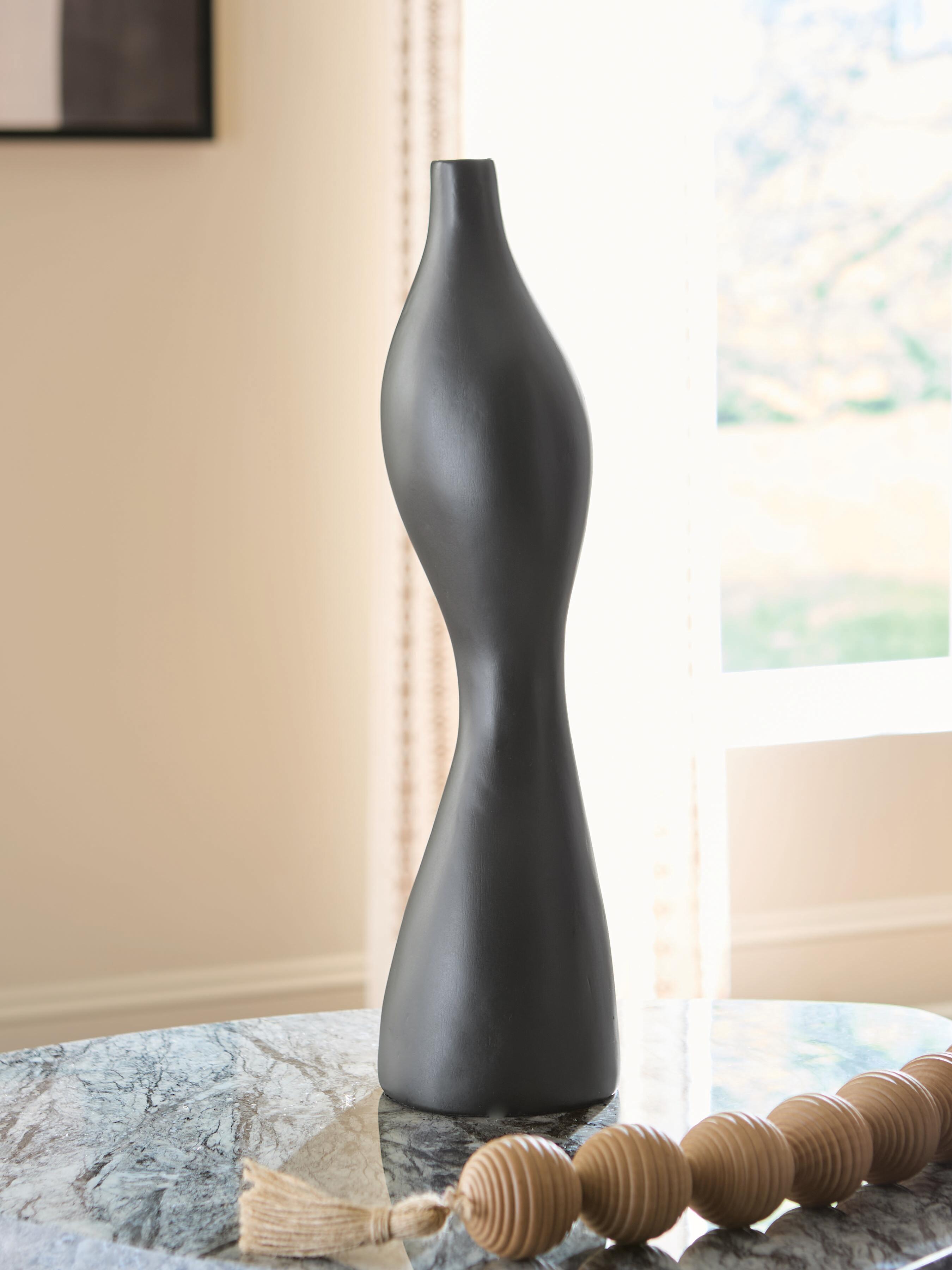 Dar Furniture - Ashley Furniture - Judsen Vase - Vase / Black - A2000835