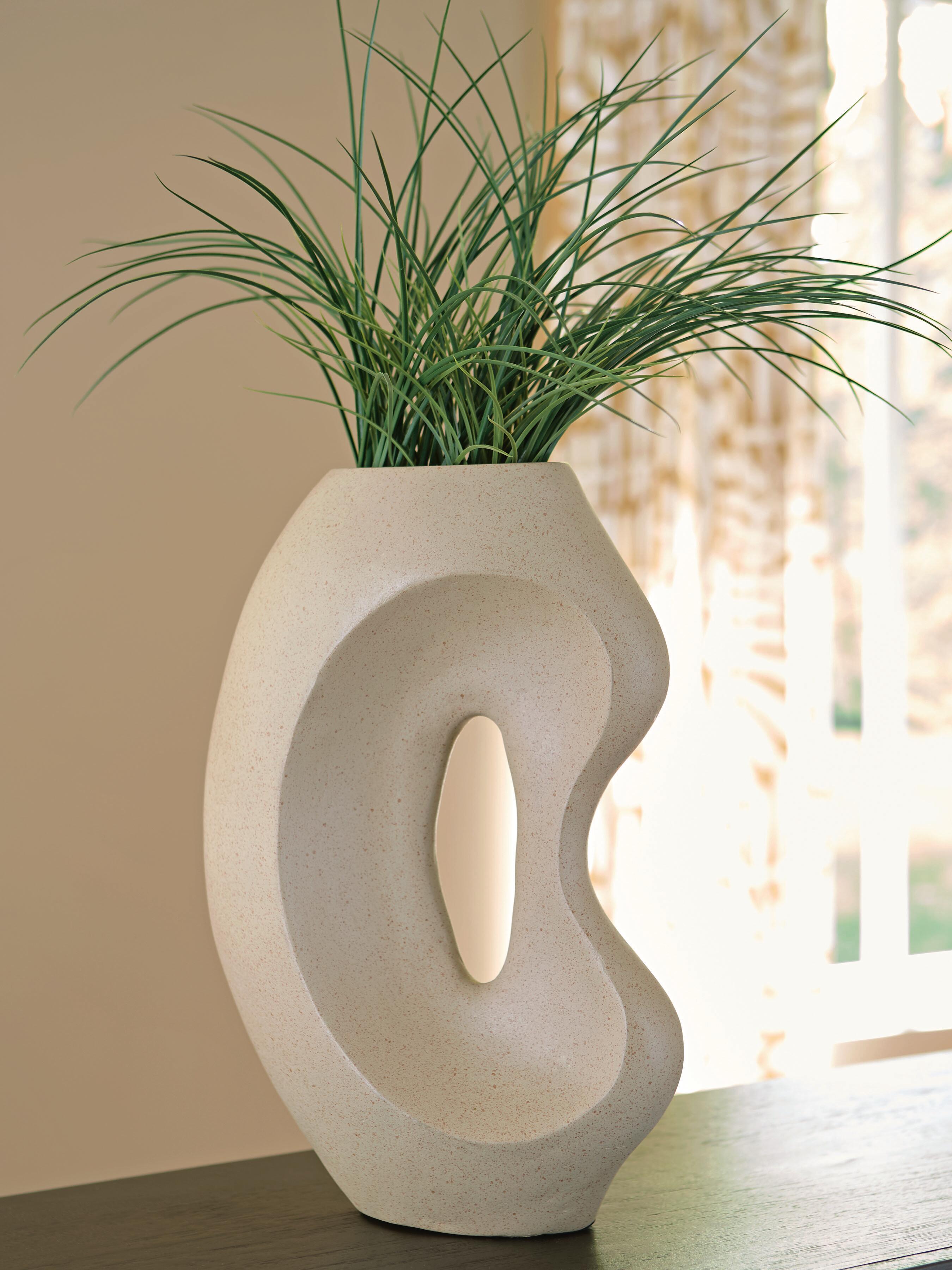 Dar Furniture - Ashley Furniture - Odion Vase - Vase / Stone - A2000842