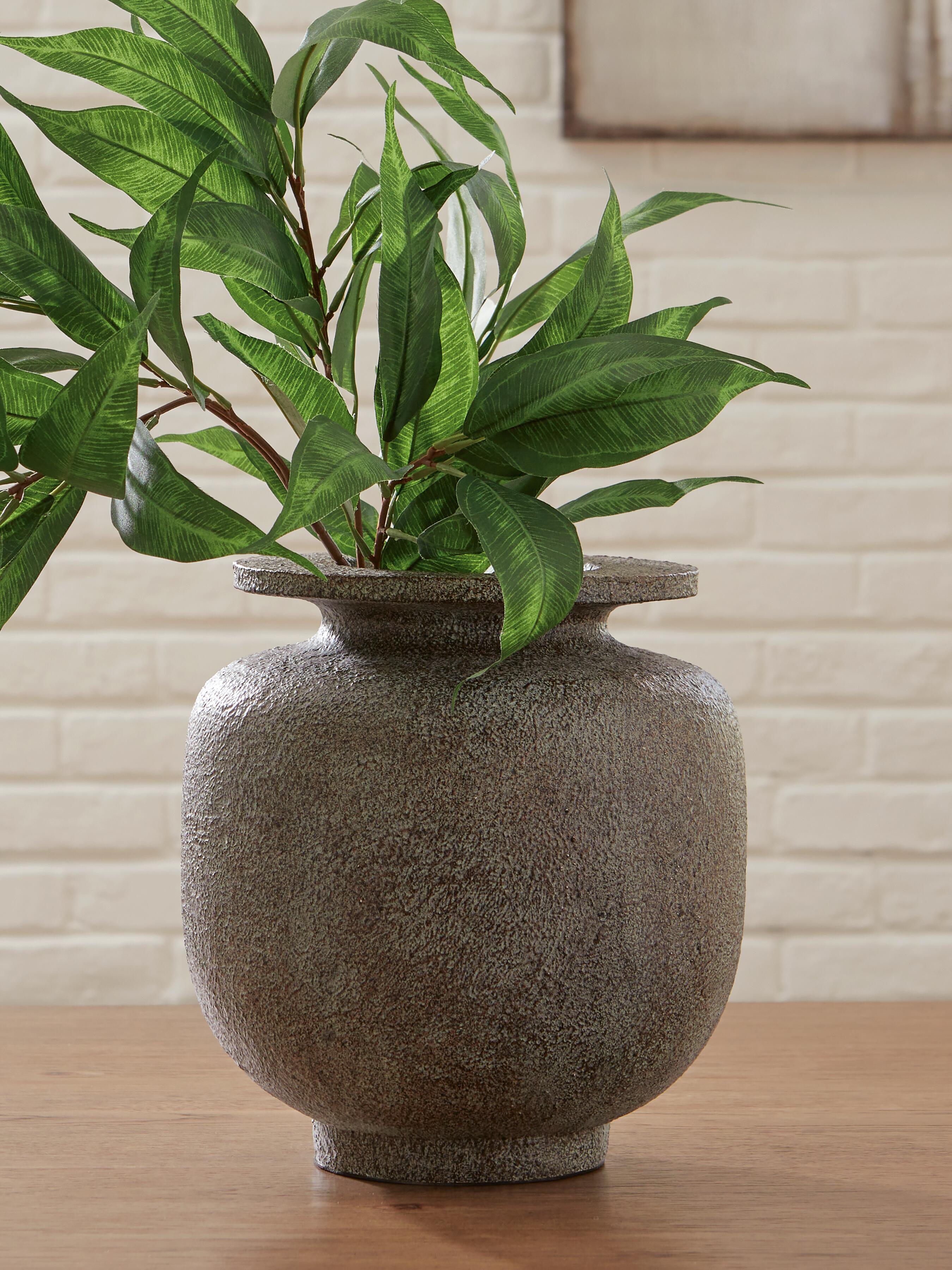 Dar Furniture - Ashley Furniture - Jedwick Vase - Vase / Gray/Brown - A2000907