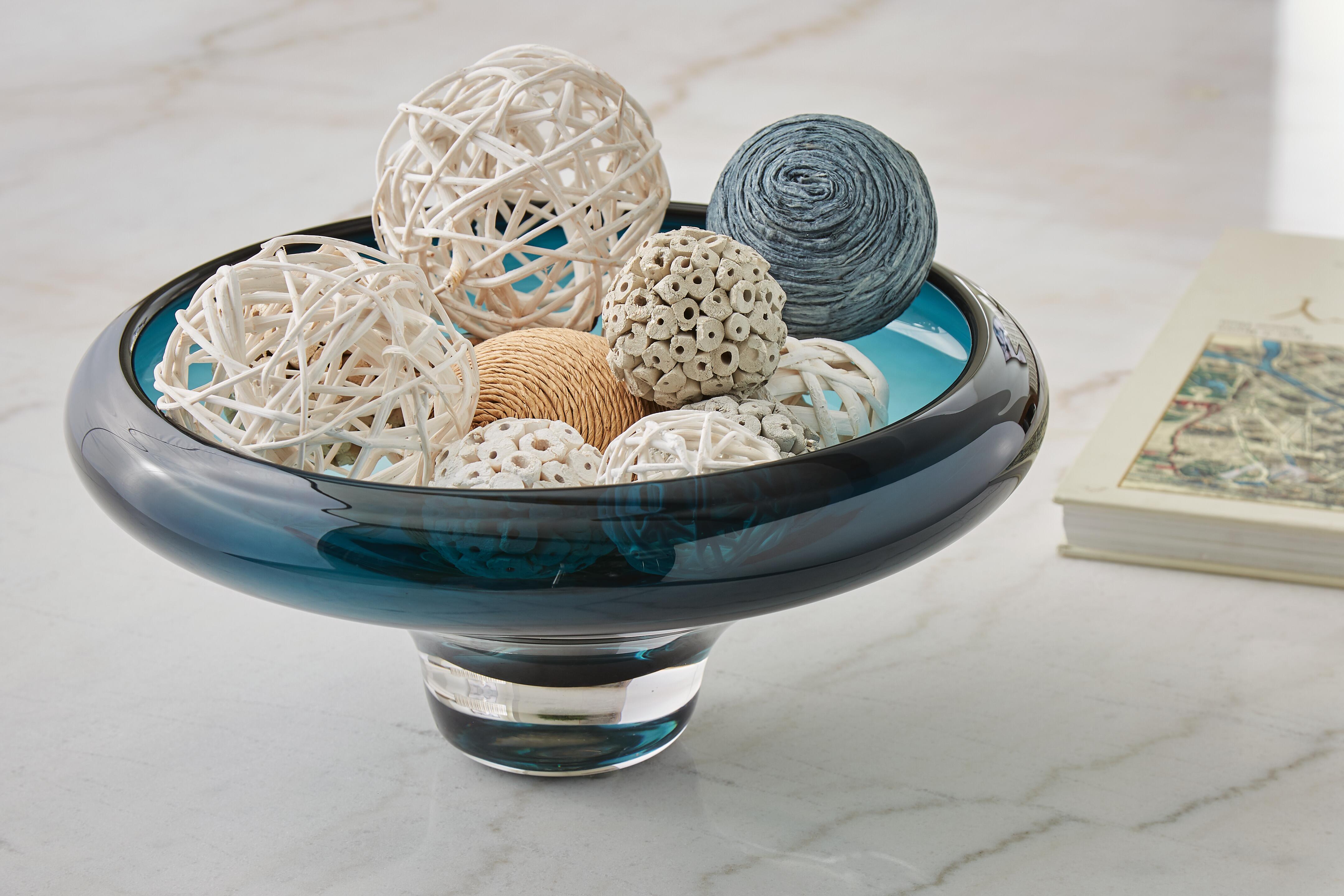 Dar Furniture - Ashley Furniture - Vallborough Bowl - Bowl / Teal Blue - A2900017