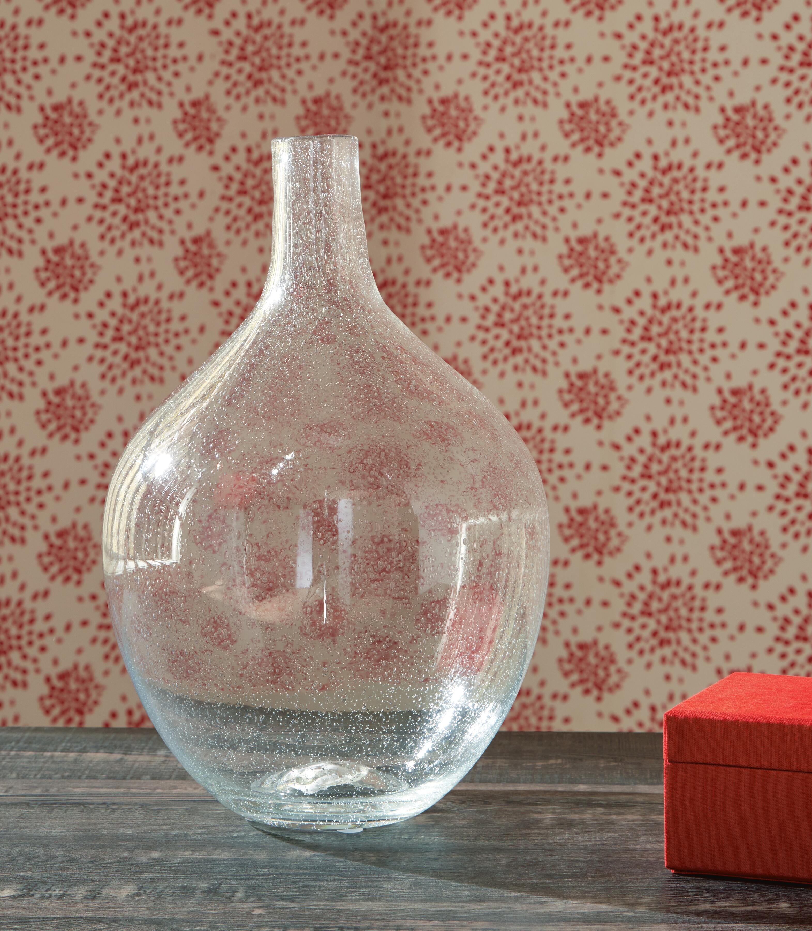 Dar Furniture - Ashley Furniture - Kurthorne Vase - Vase / Clear - A2900028