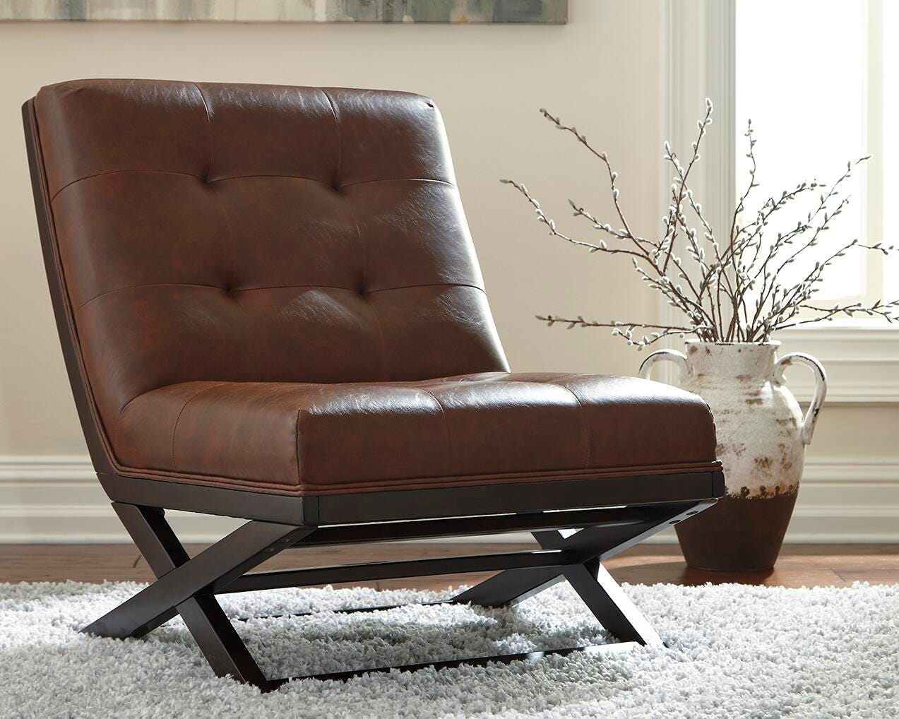 Dar Furniture - Ashley Furniture - Sidewinder Accent Chair - Accent Chair / Brown - A3000031