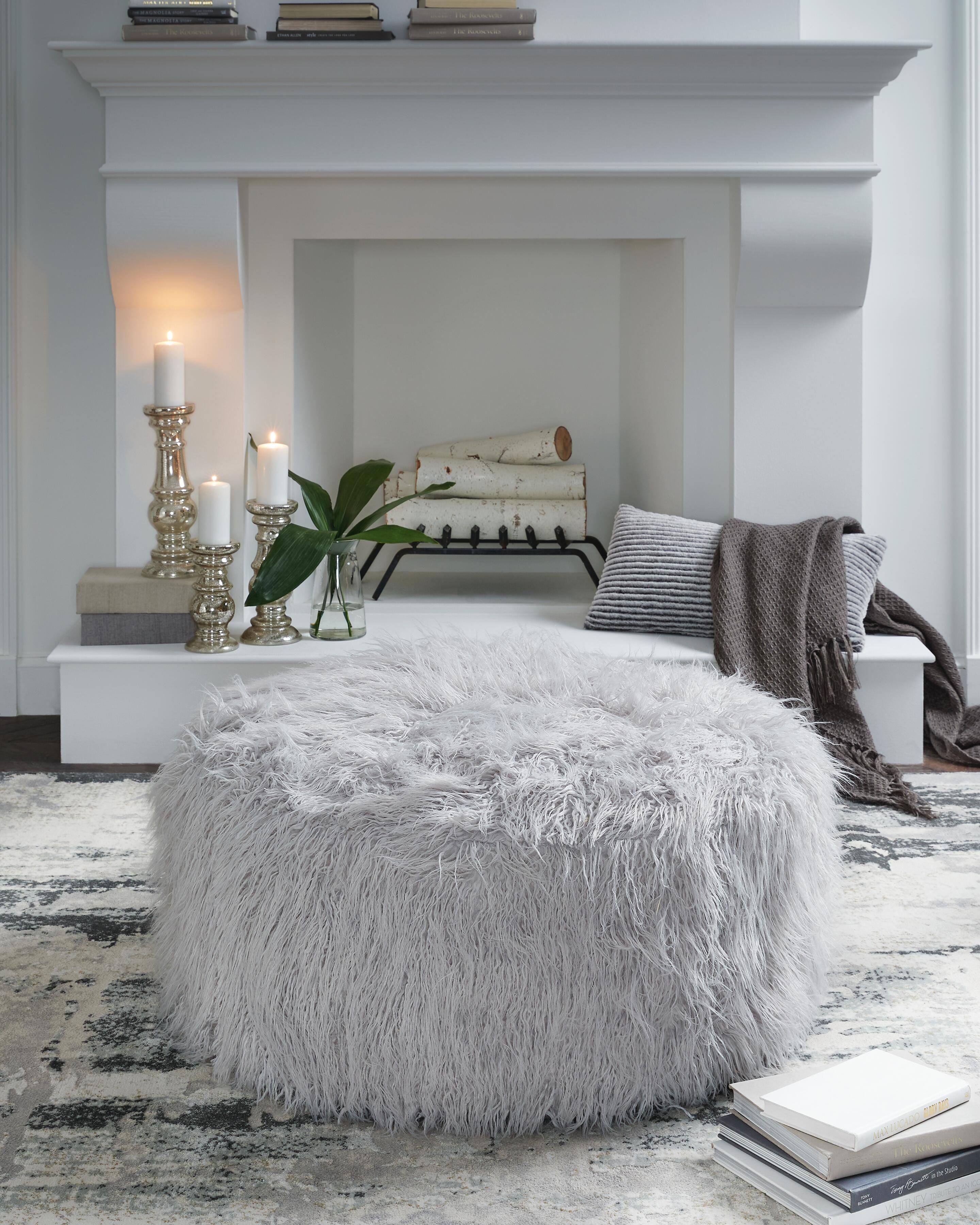 Dar Furniture - Ashley Furniture - Galice Oversized Accent Ottoman - Oversized Accent Ottoman / Light Gray - A3000333