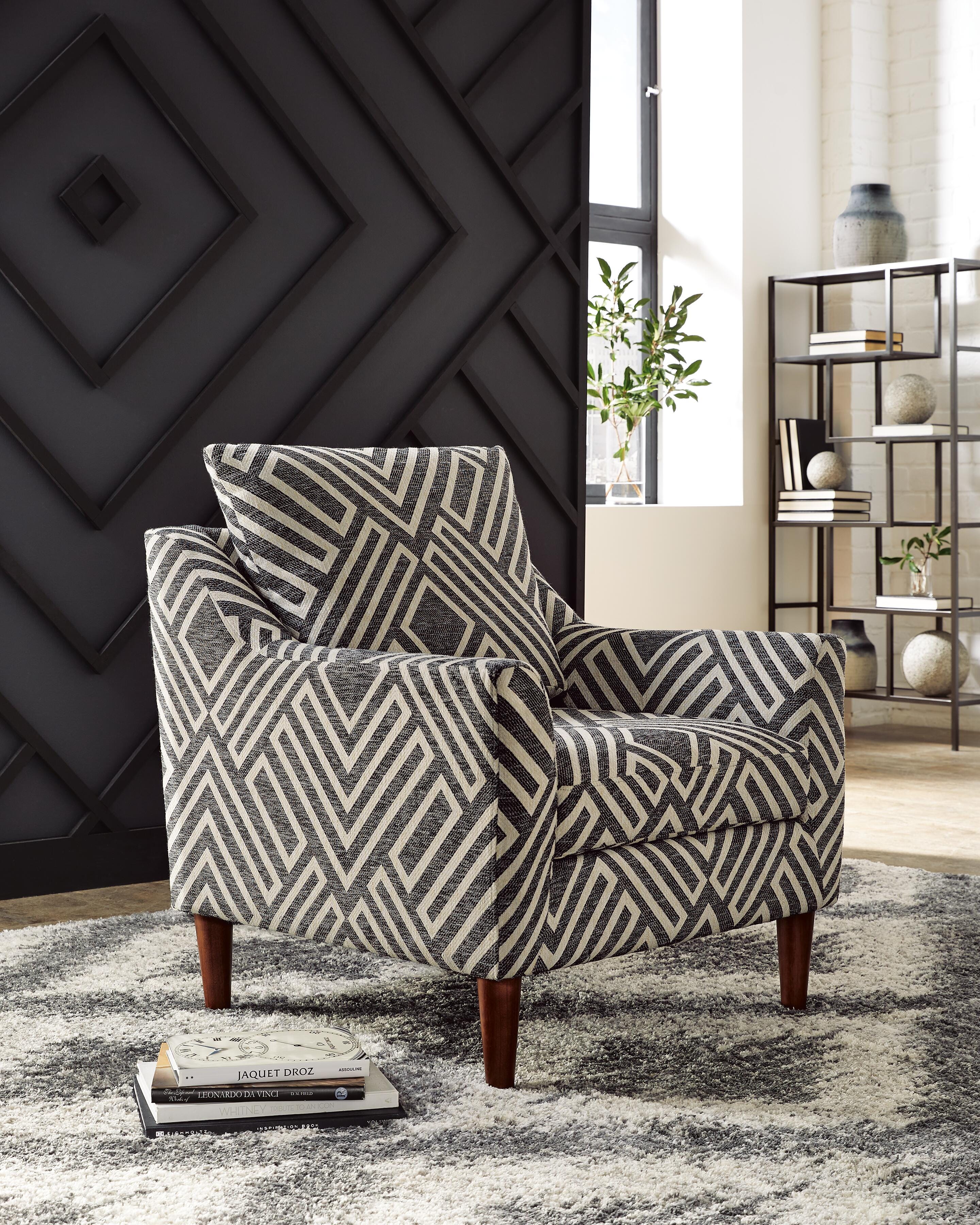 Dar Furniture - Ashley Furniture - Morrilton Next-Gen Nuvella Accent Chair - Accent Chair / Natural/Charcoal - A3000641
