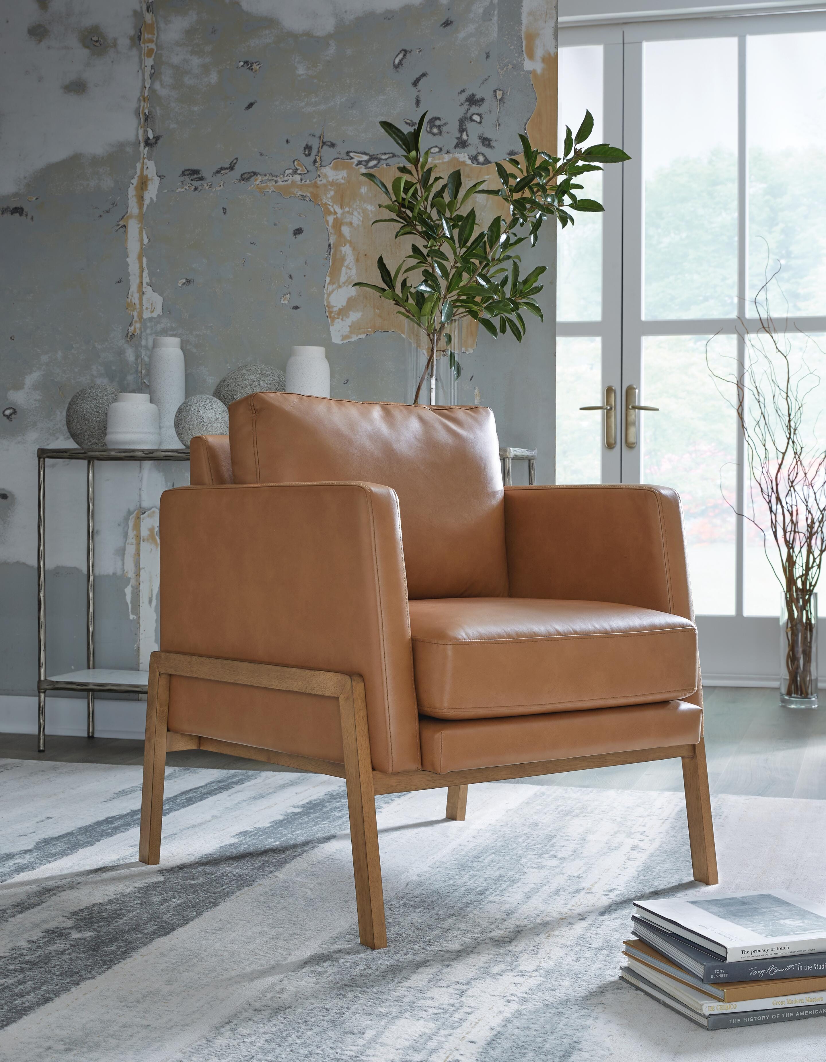 Dar Furniture - Ashley Furniture - Numund Accent Chair - Accent Chair / Caramel - A3000670