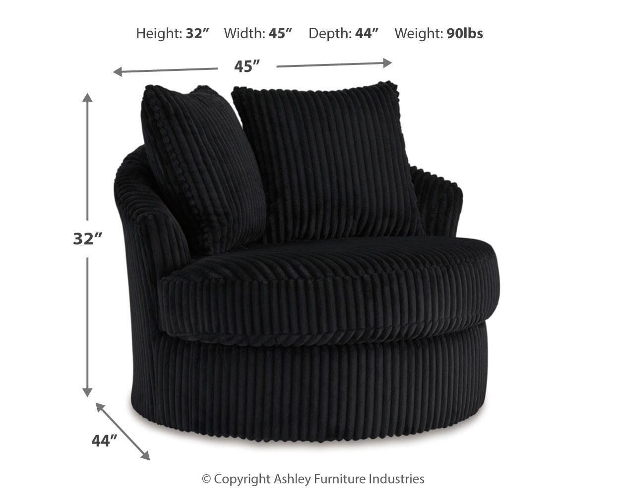 Gramwell Swivel Accent Chair