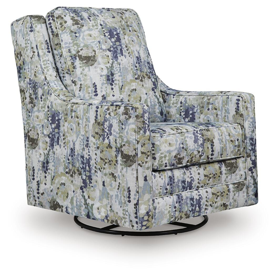 Dar Furniture - Ashley Furniture - Dustinford Swivel Glider Accent Chair - Swivel Glider Accent Chair / Multi - A3000732