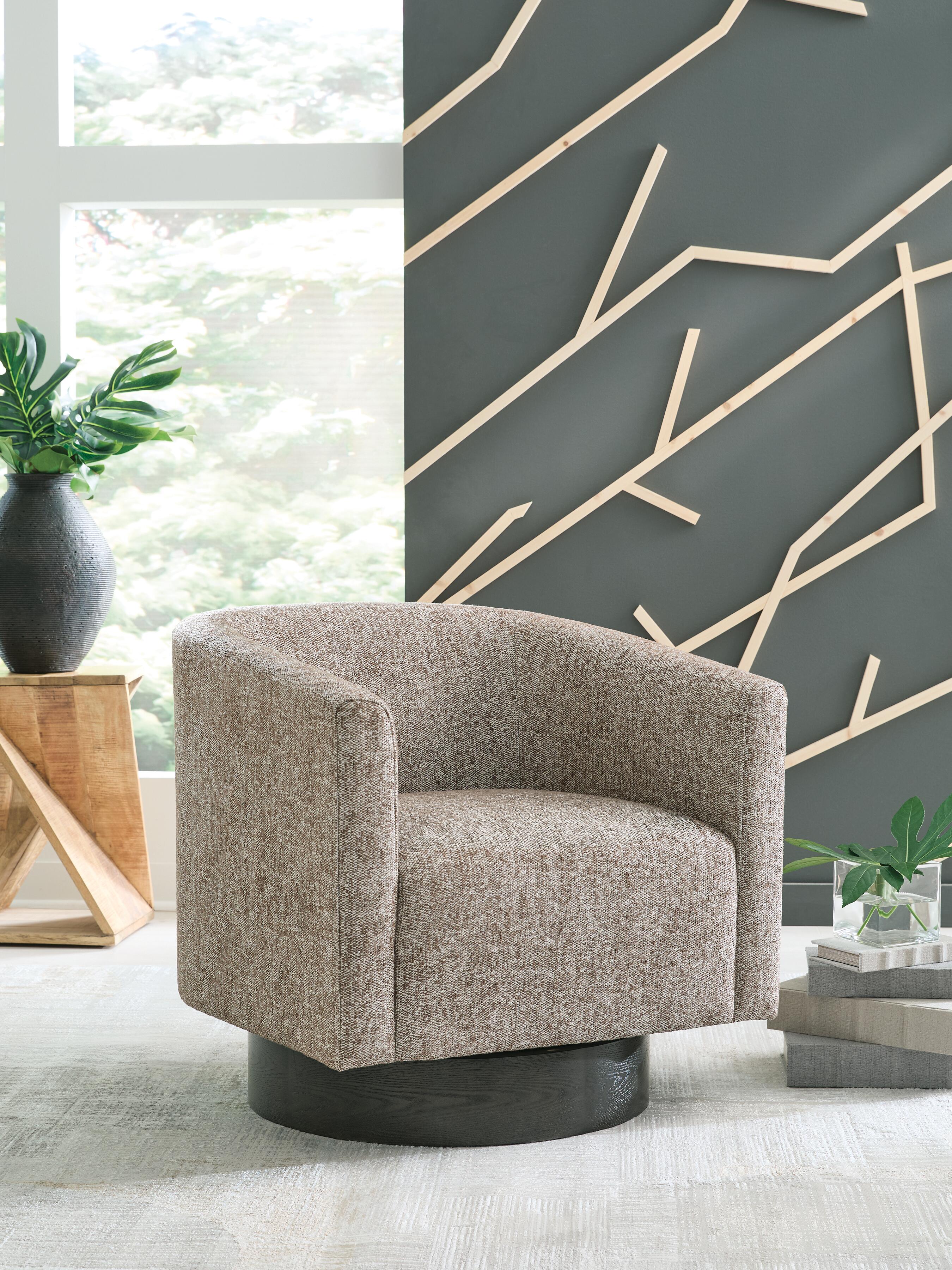 Dar Furniture - Ashley Furniture - Jorryn Swivel Accent Chair - Swivel Accent Chair / Brown - A3000798