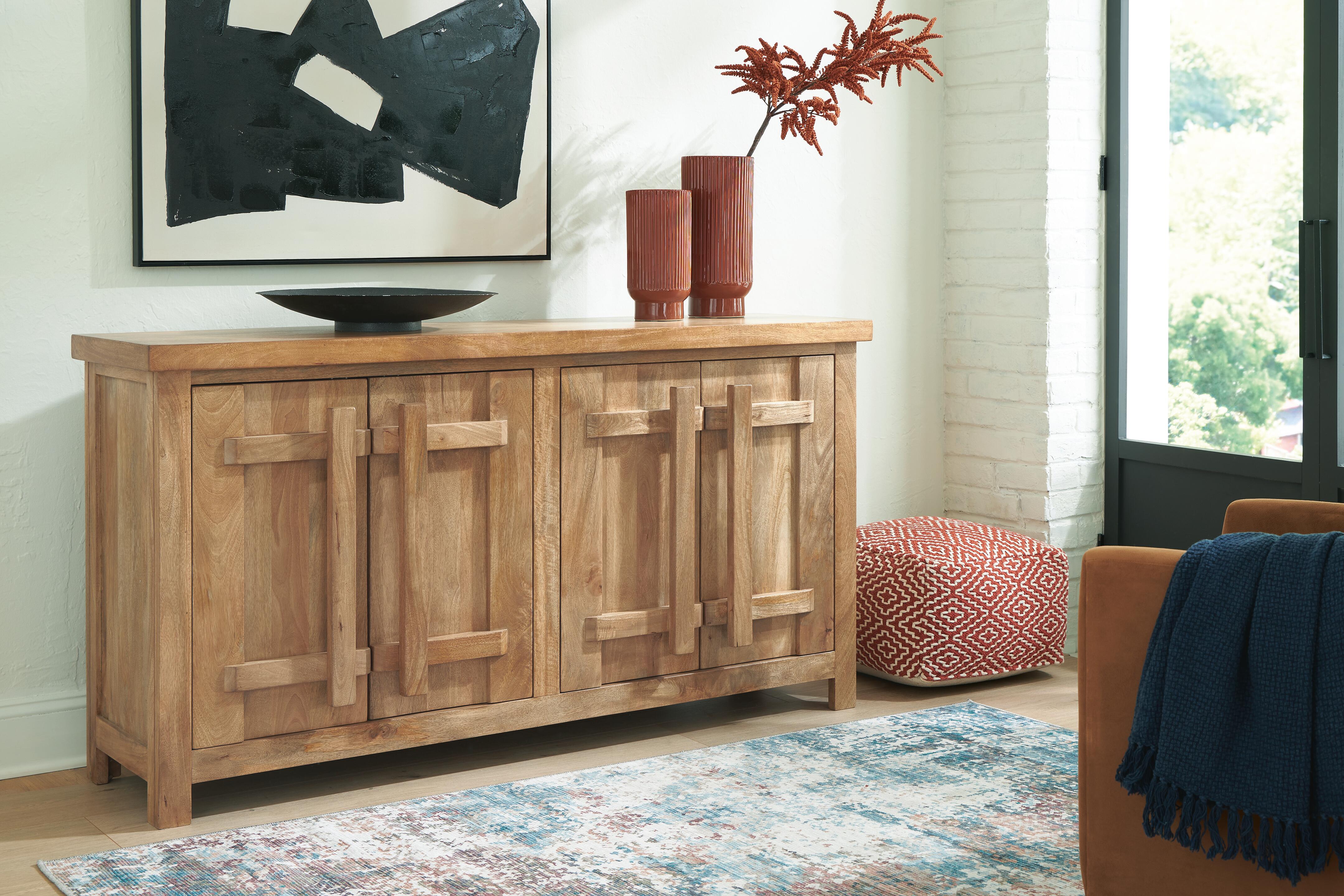 Dar Furniture - Ashley Furniture - Dresor Accent Cabinet - Accent Cabinet / Natural - A4000578