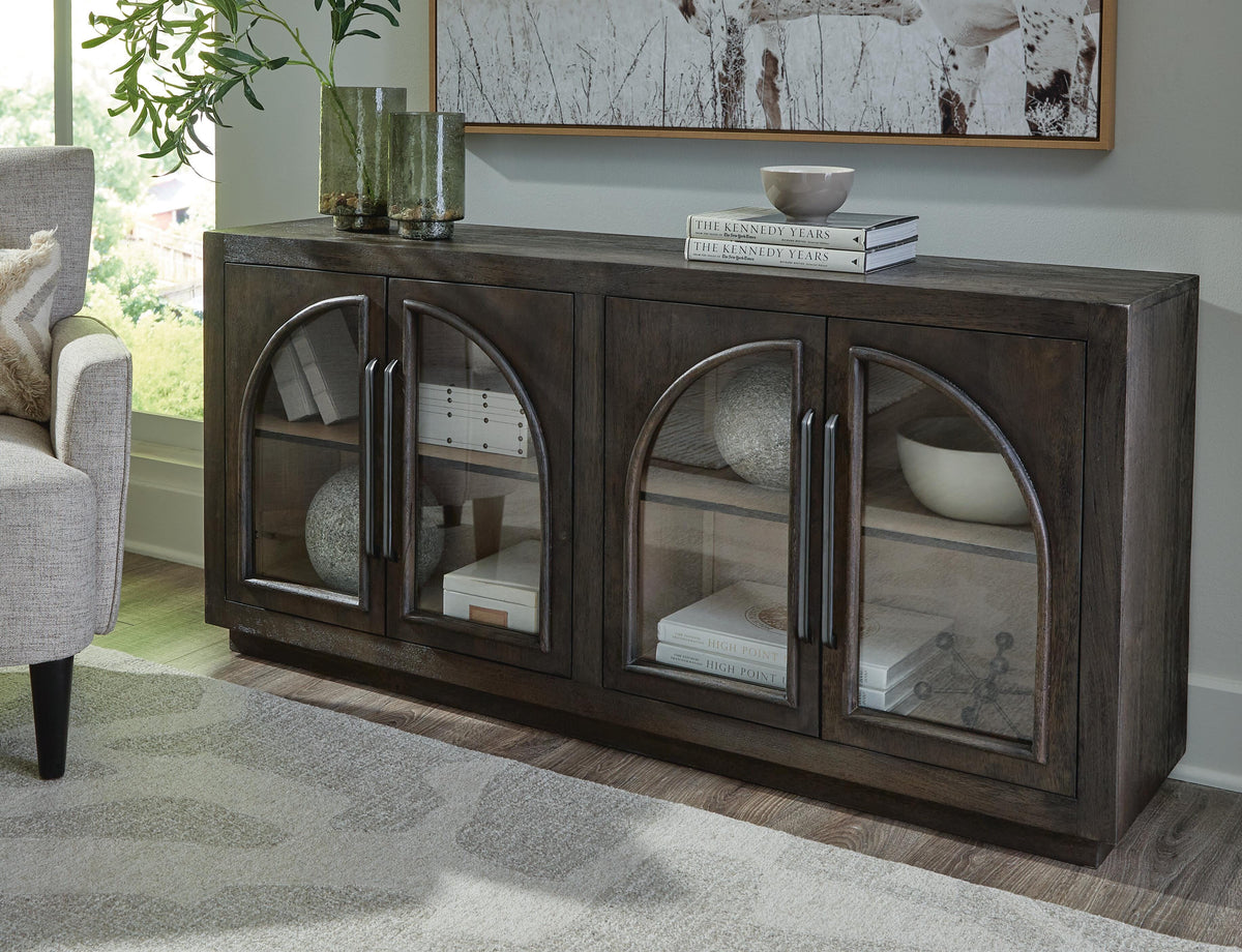 Dar Furniture - Ashley Furniture - Dreley Accent Cabinet - Accent Cabinet / Grayish Brown - A4000586