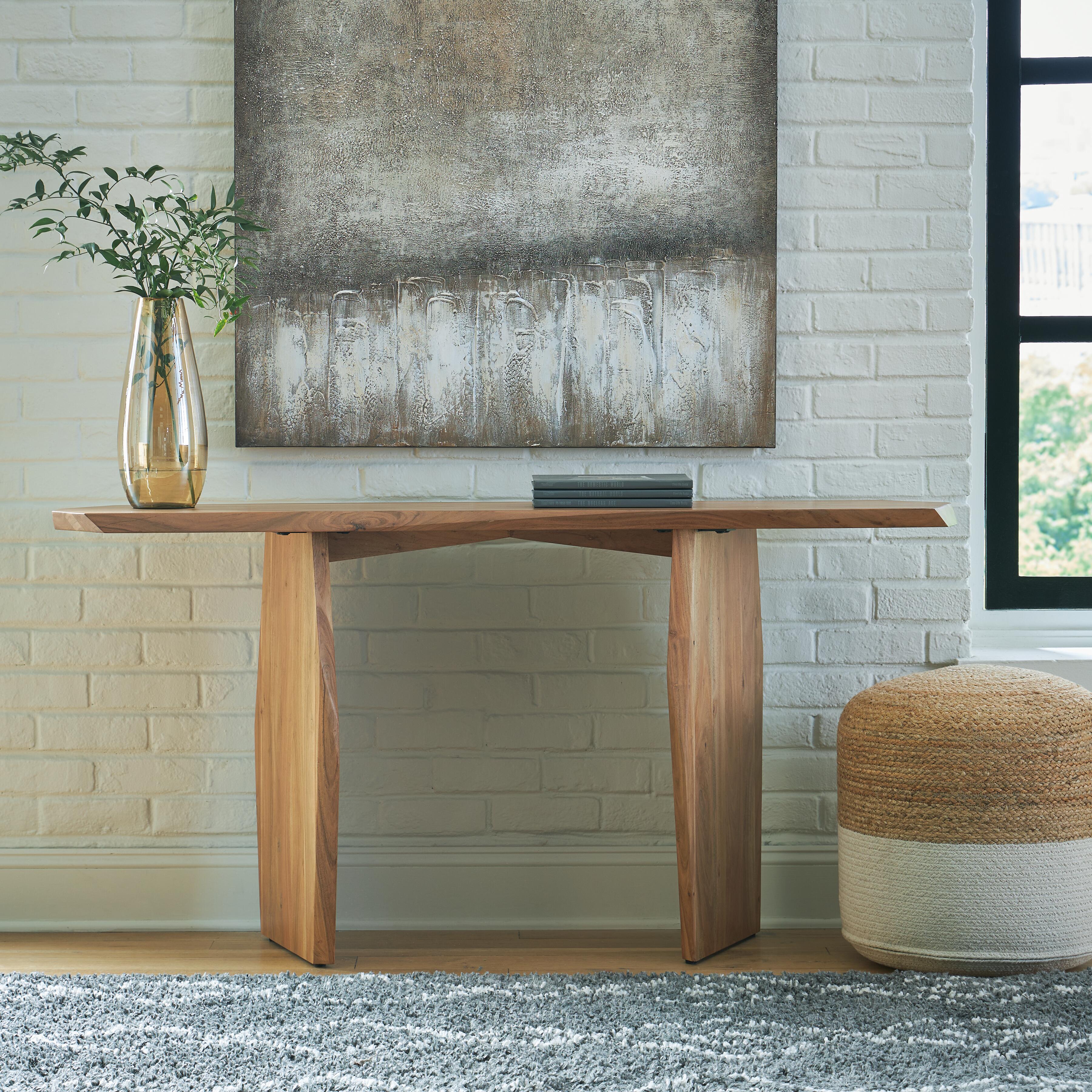Dar Furniture - Ashley Furniture - Holward Console Sofa Table - Console Sofa Table / Natural - A4000592