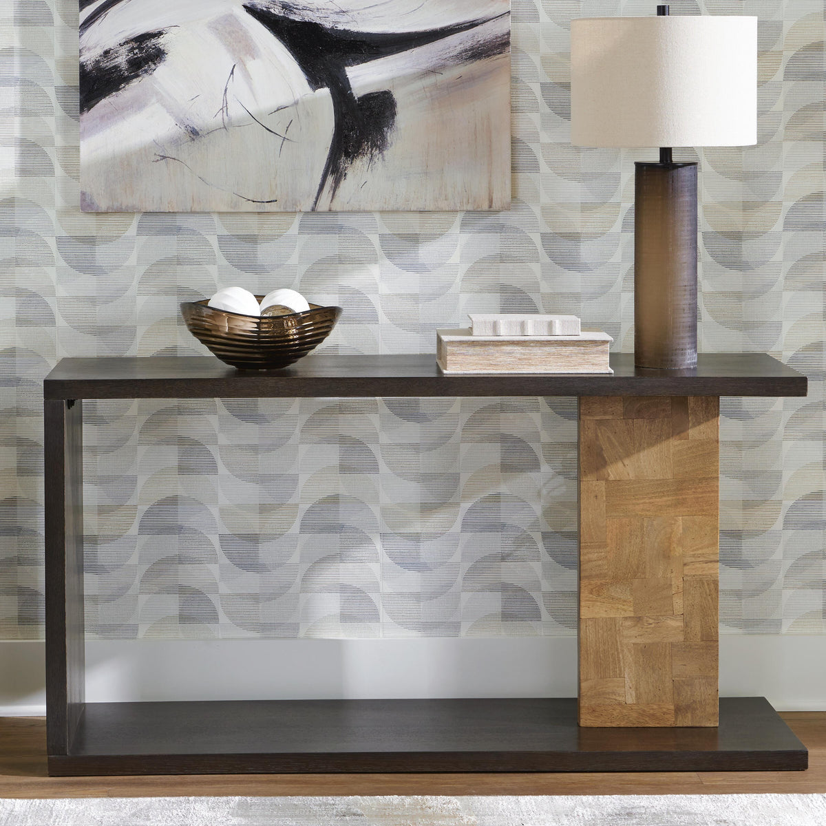 Dar Furniture - Ashley Furniture - Camlett Console Sofa Table - Console Sofa Table / Brown - A4000594