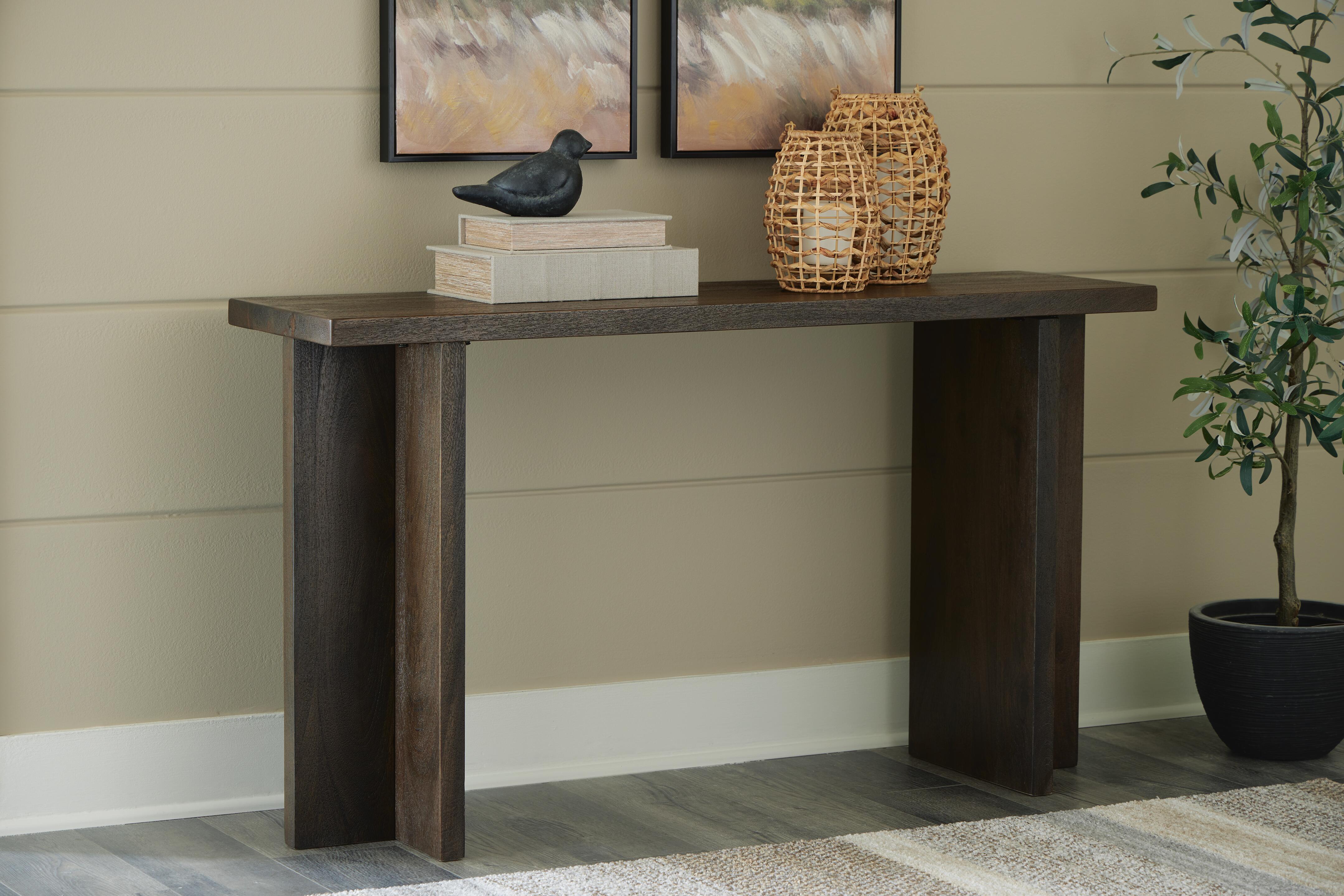 Dar Furniture - Ashley Furniture - Jalenry Console Sofa Table - Console Sofa Table / Grayish Brown - A4000596