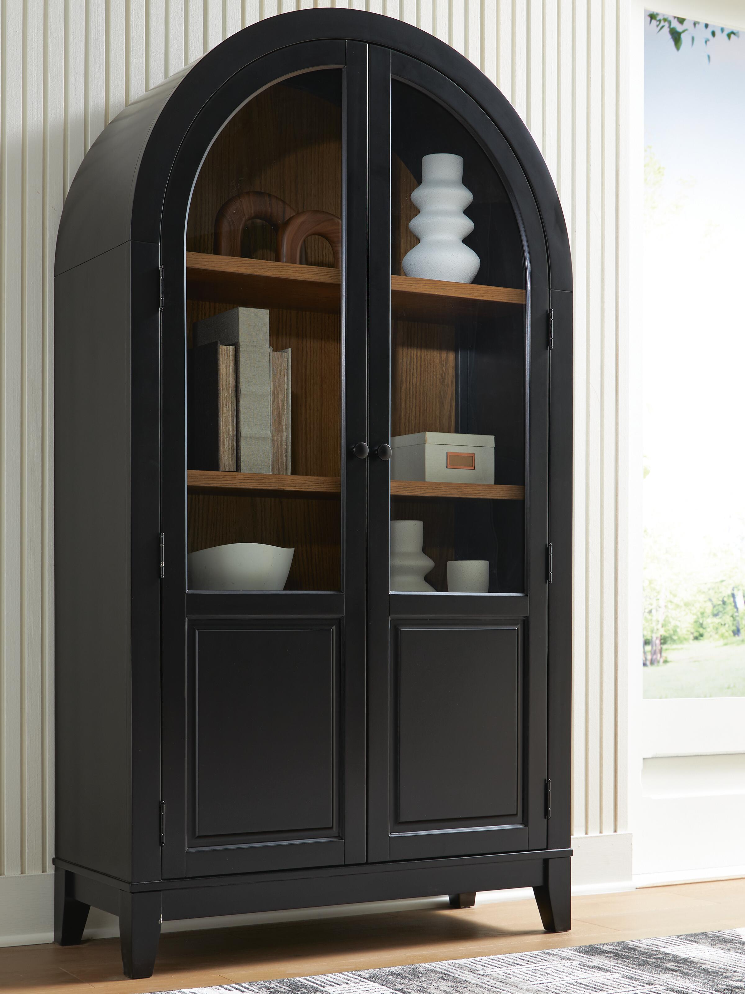 Dar Furniture - Ashley Furniture - Dagandale Accent Cabinet - Accent Cabinet / Black/Natural - A4000599