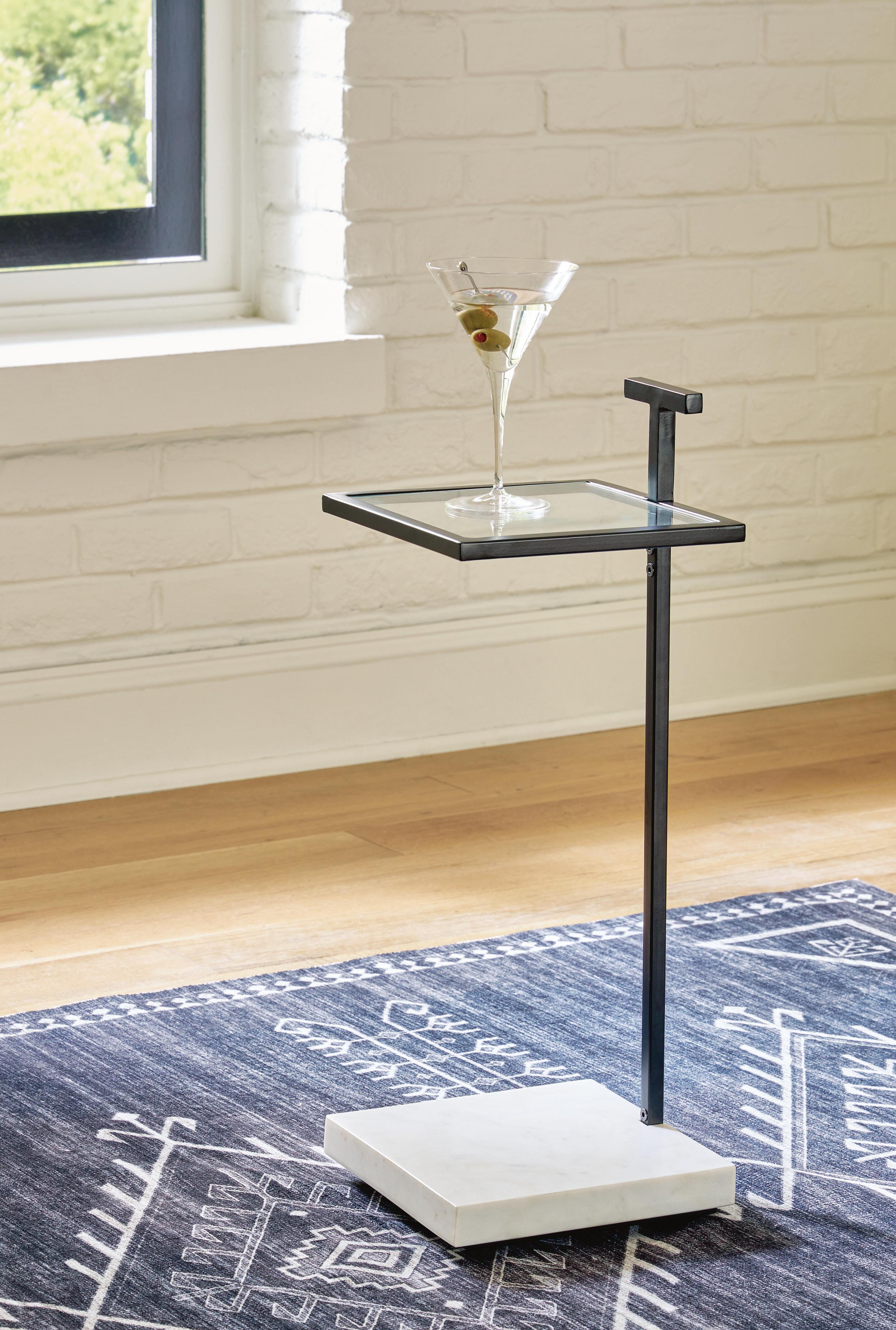 Dar Furniture - Ashley Furniture - Mannill Accent Table - Accent Table / Black/White - A4000630