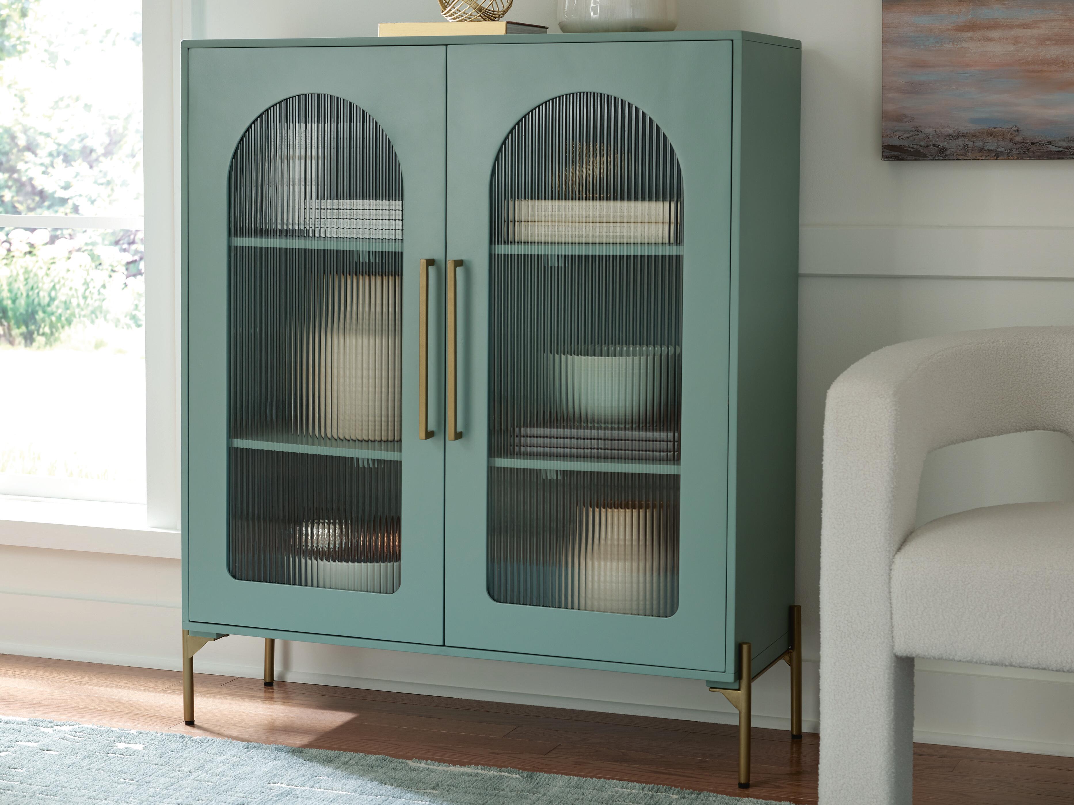 Dar Furniture - Ashley Furniture - Adwen Accent Cabinet - Accent Cabinet / Light Green - A4000665