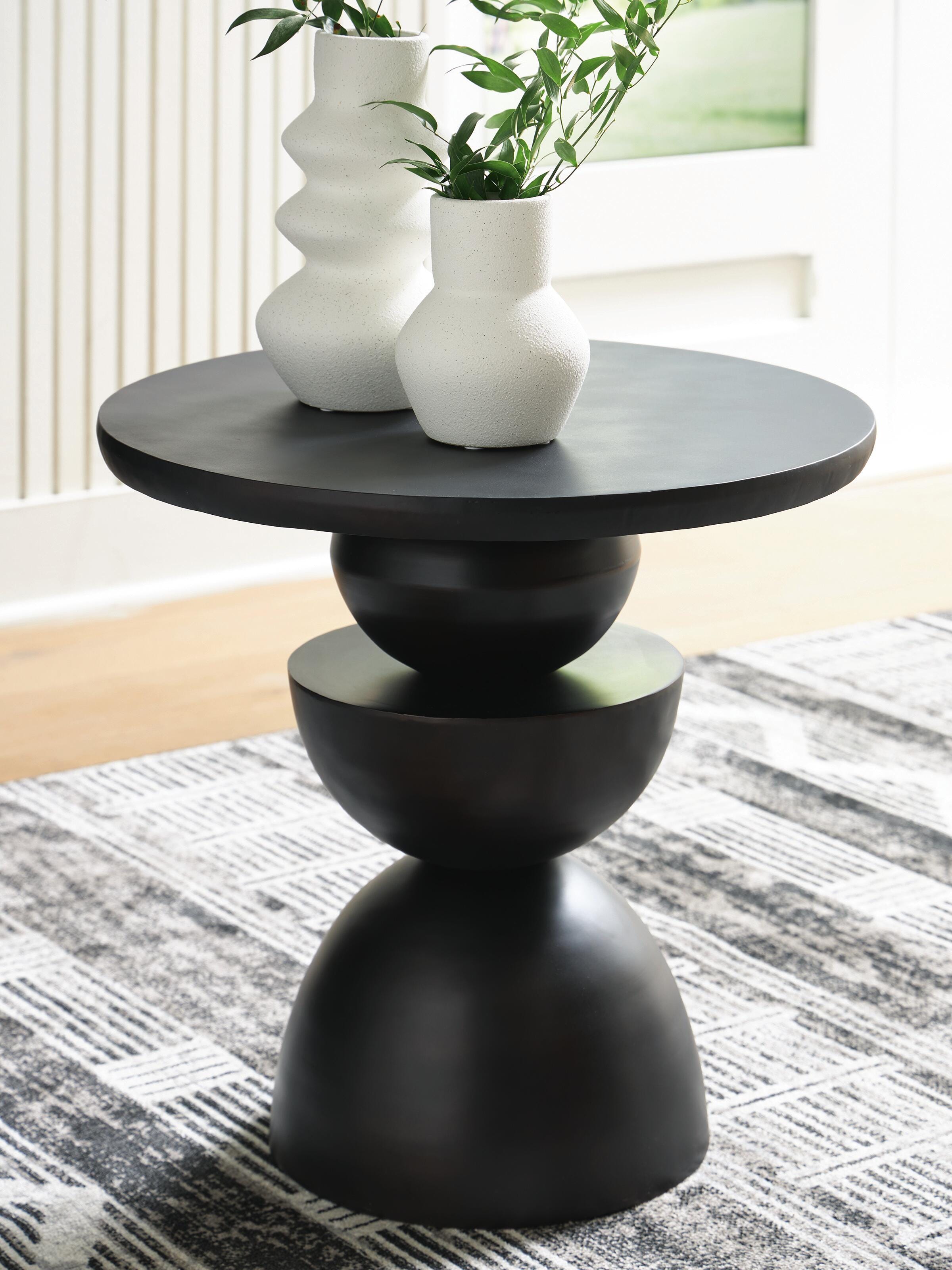 Dar Furniture - Ashley Furniture - Kurtson Accent Table - Accent Table / Bronze Finish - A4000680