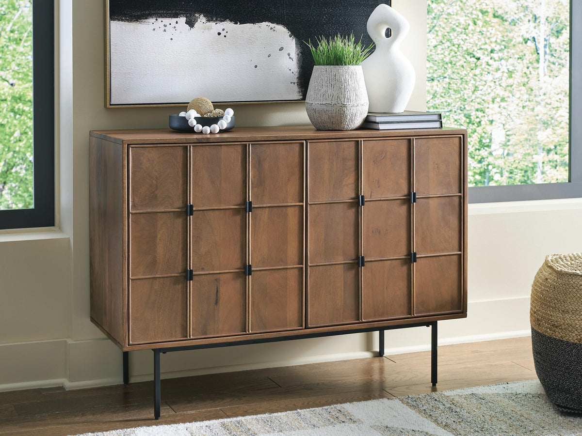 Dar Furniture - Ashley Furniture - Juddins Accent Cabinet - Accent Cabinet / Brown - A4000692