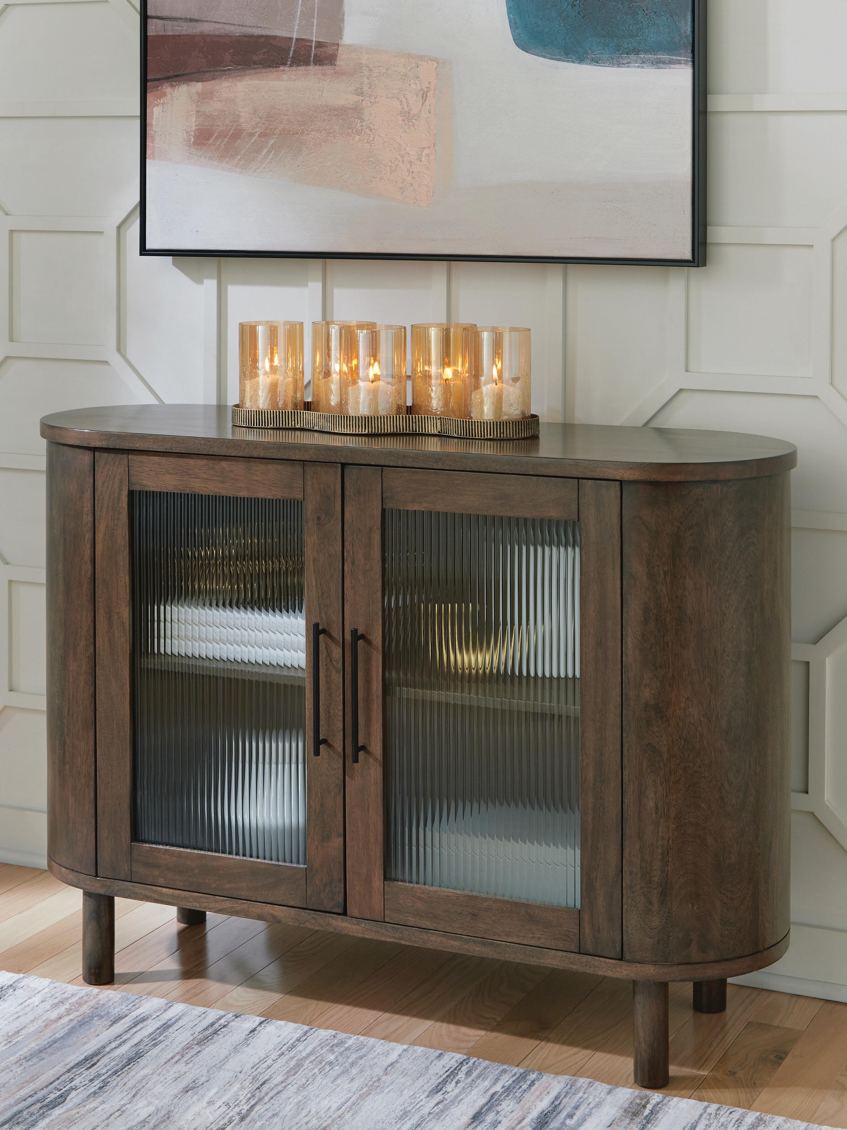 Dar Furniture - Ashley Furniture - Mayridge Accent Cabinet - Accent Cabinet / Medium Brown - A4000694