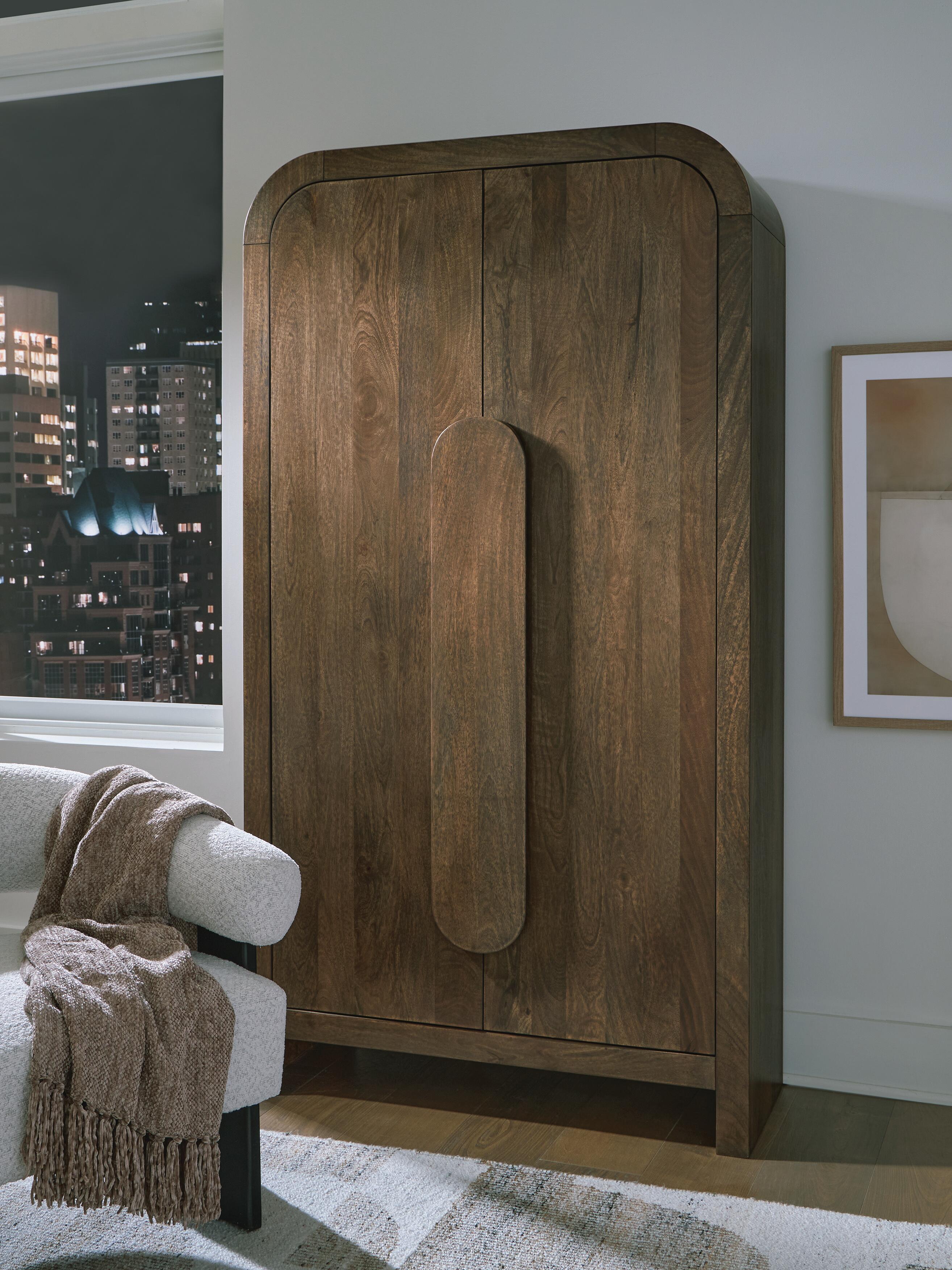 Dar Furniture - Ashley Furniture - Thoren Accent Cabinet - Accent Cabinet / Medium Brown - A4000699