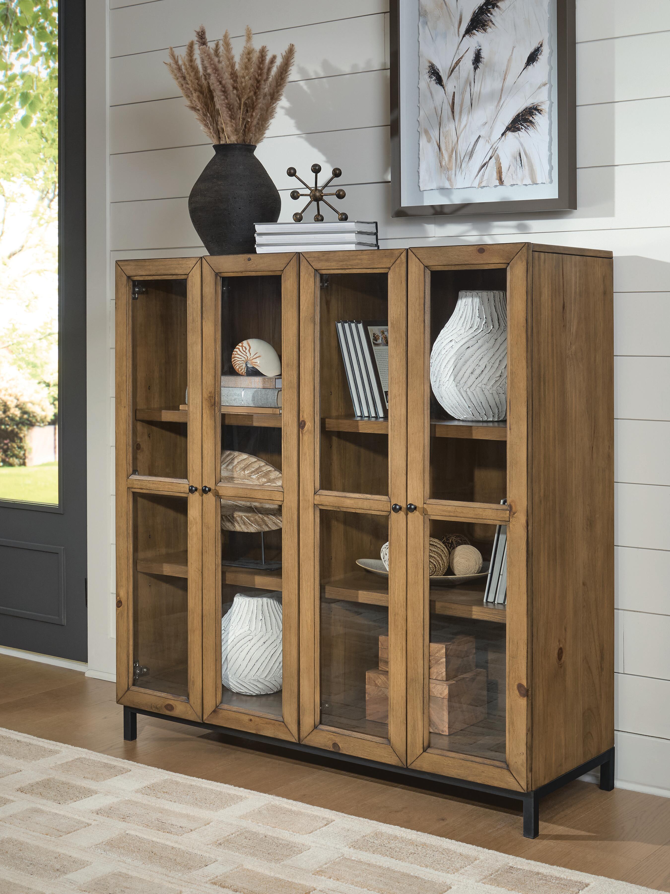Dar Furniture - Ashley Furniture - Wrenridge Accent Cabinet - Accent Cabinet / Gray Brown - A4000706